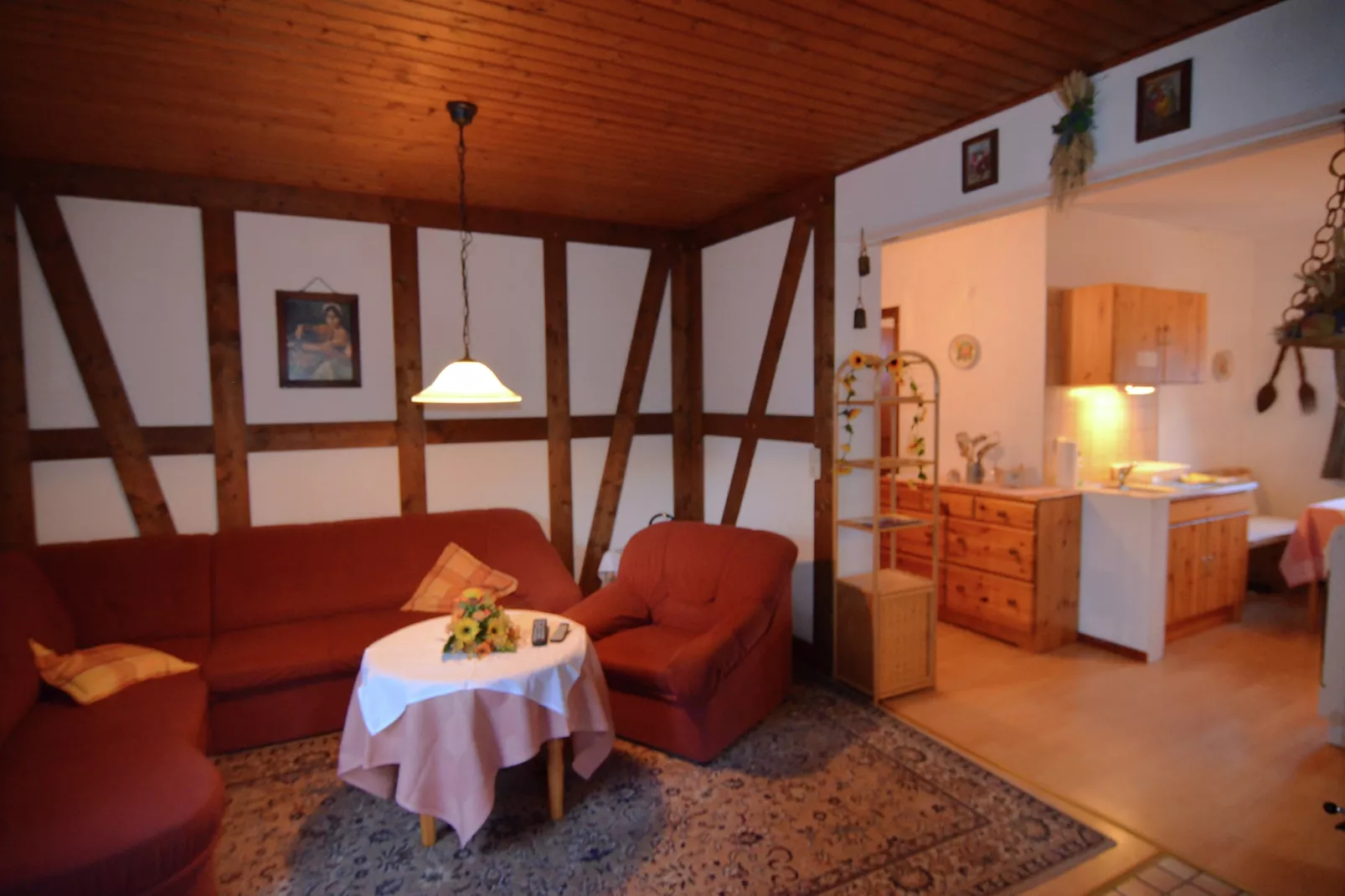 Fuchsbau-Woonkamer