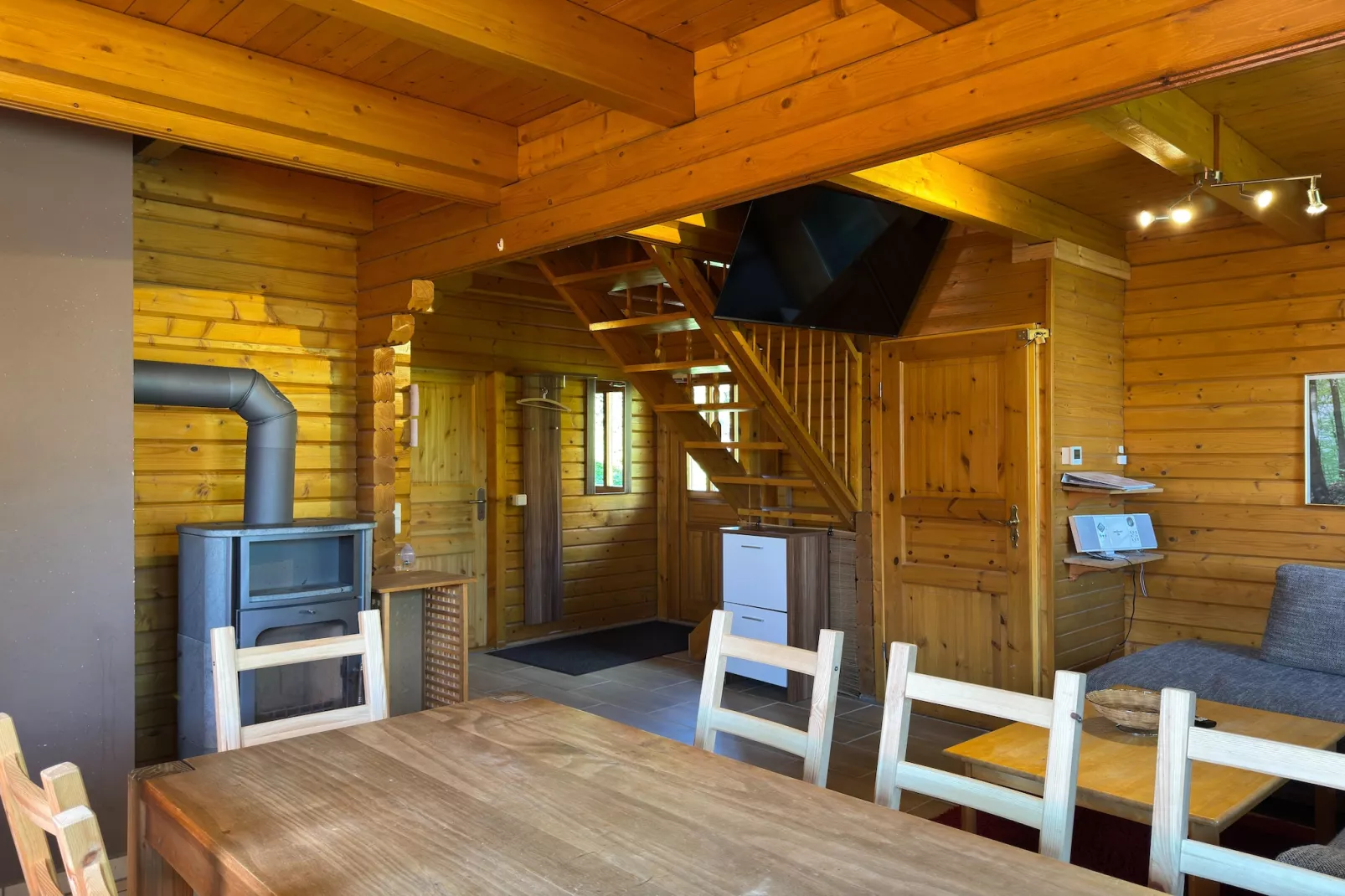 Blockhaus I-Woonkamer