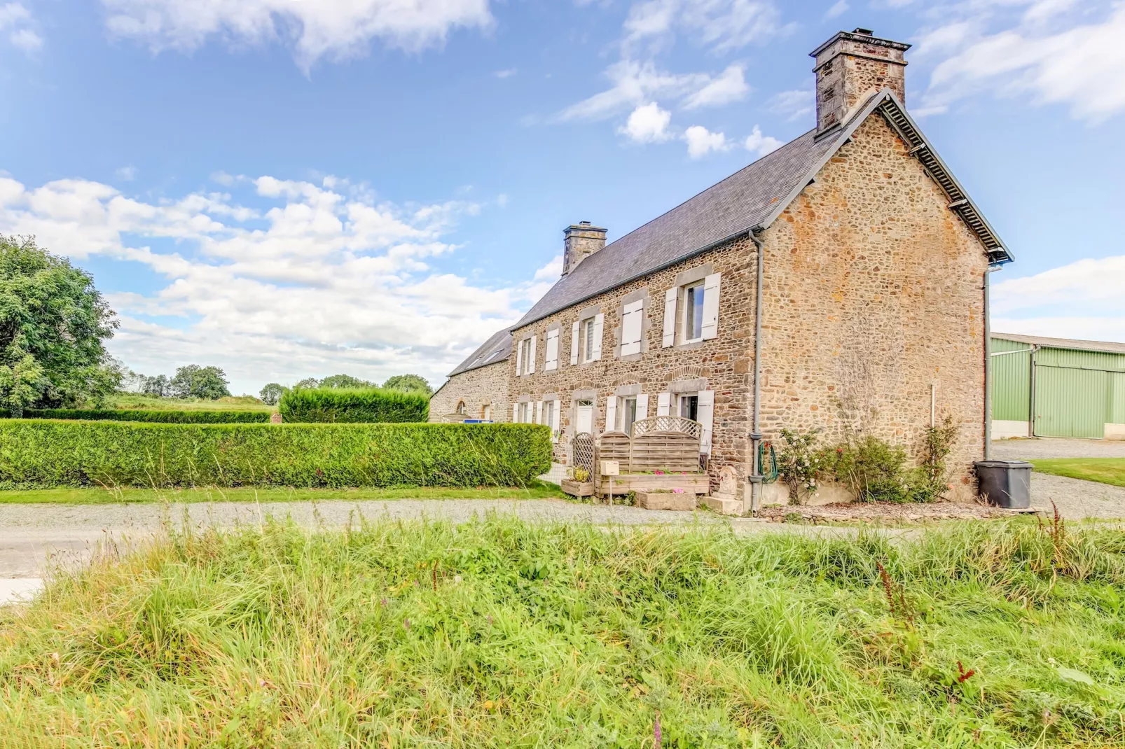 Maison de vacances - BRAINVILLE-Buitenkant zomer