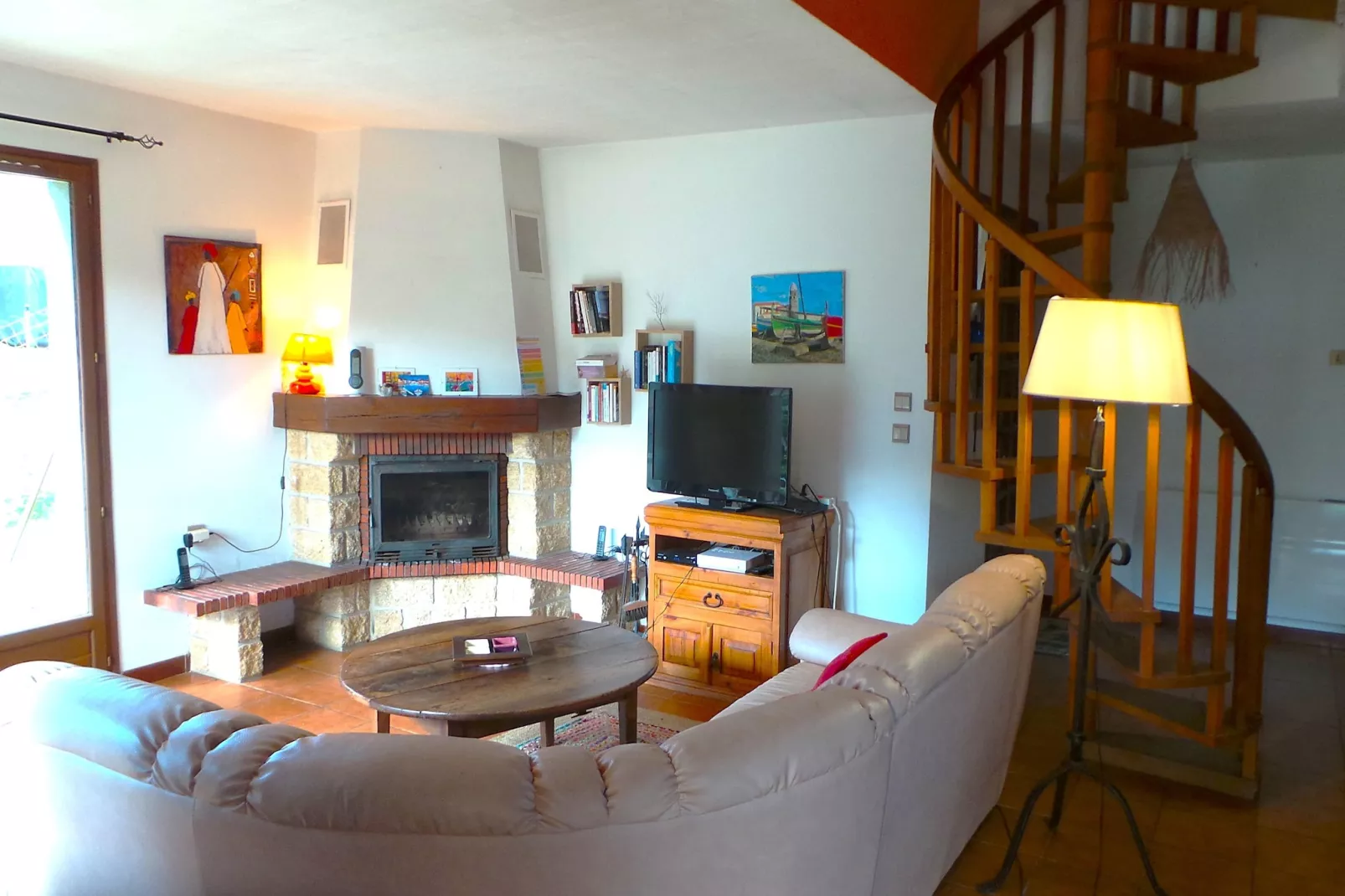 La maison Mer et Thermes-Woonkamer