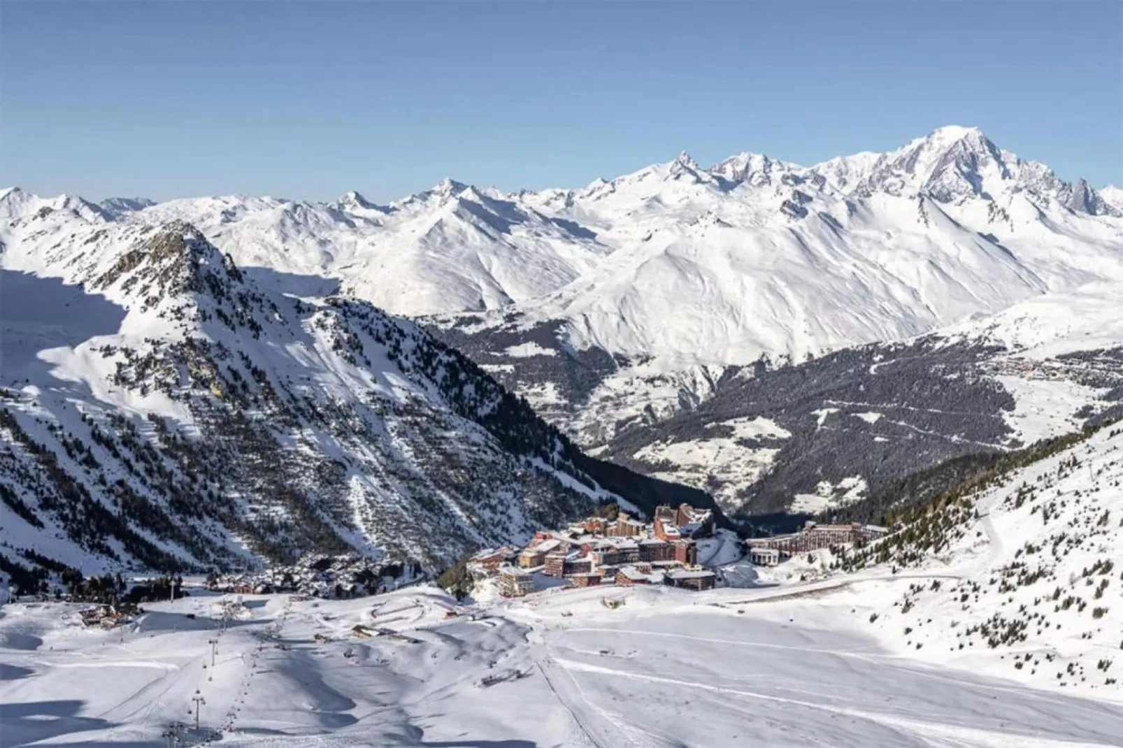 Residence Le Roc Belle Face 4-Gebied winter 20km