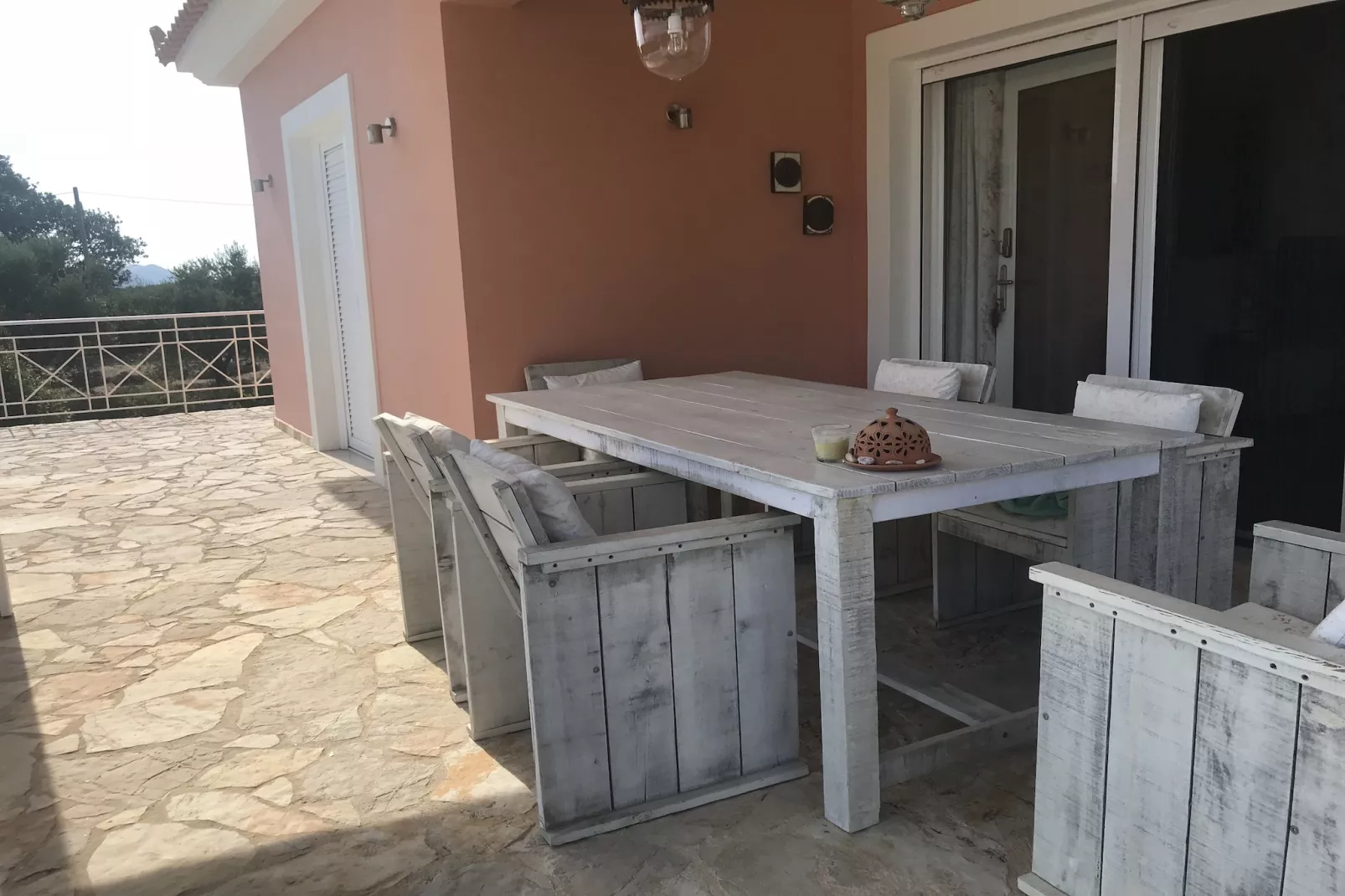Villa Itia-Terrasbalkon