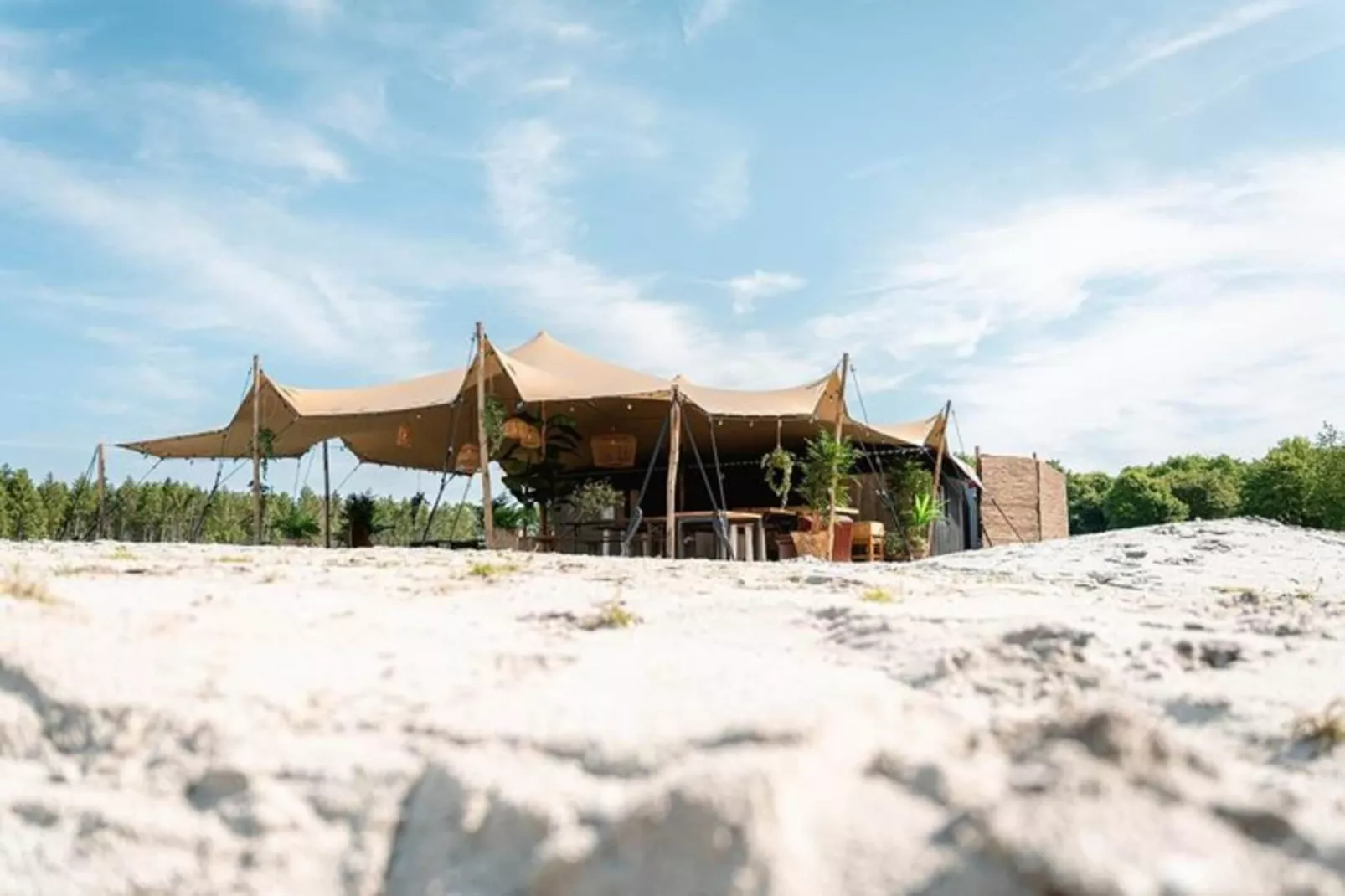 Resort de Parel 1-Gebieden zomer 1km