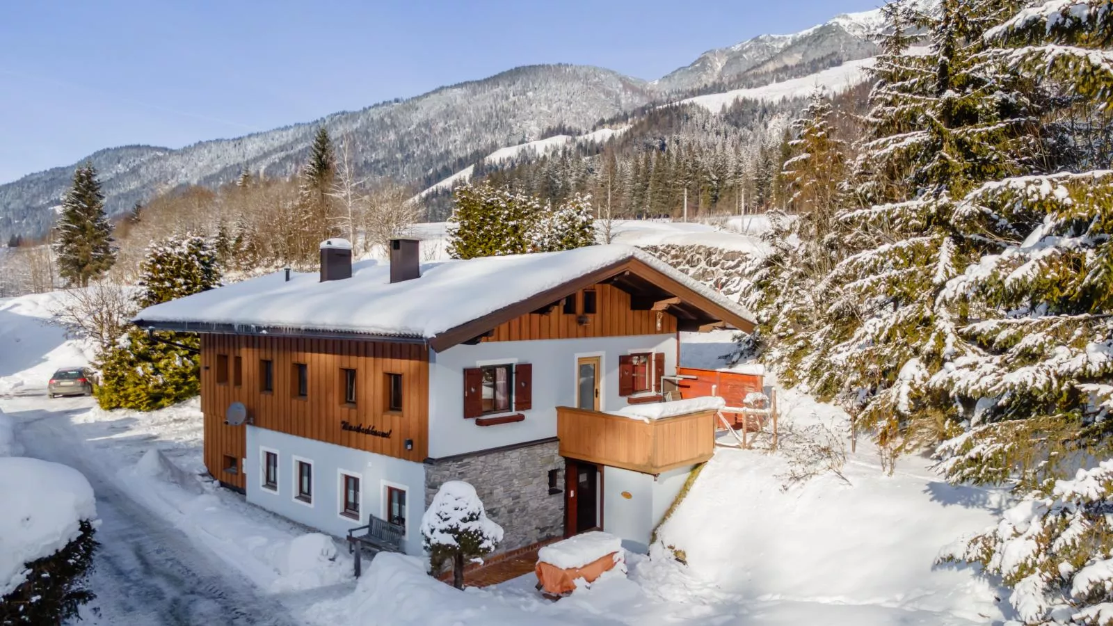 Haus Weissbach-Exterieur winter