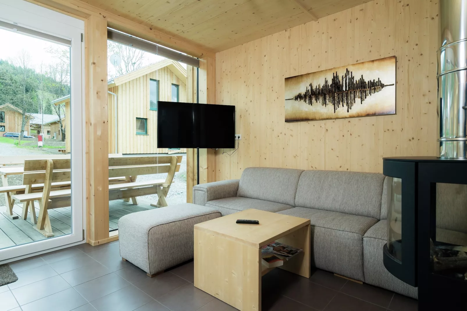 Kreischberg Chalets 44b-Woonkamer