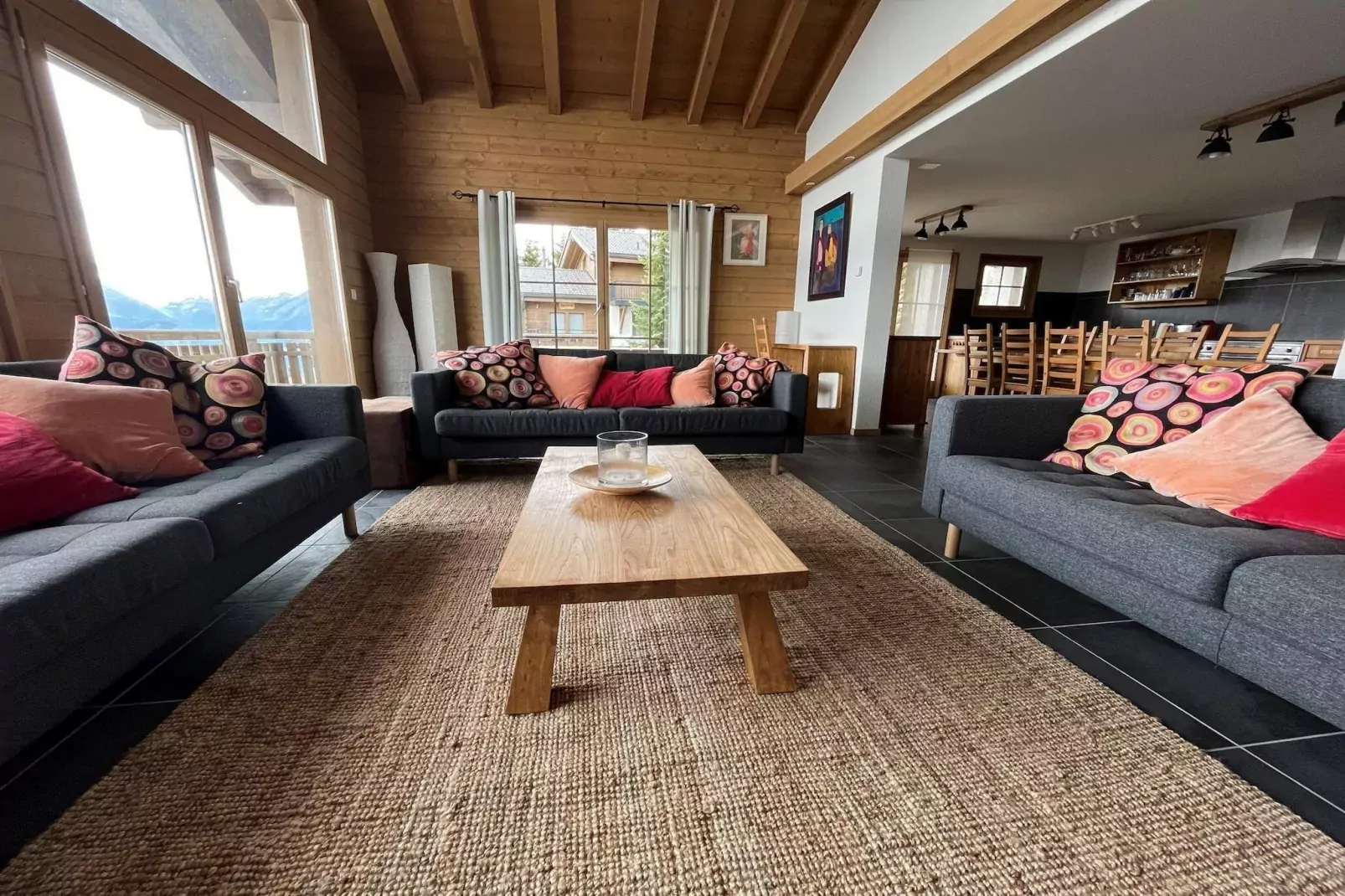 Natasha - EXCEPTIONAL & LUXE chalet 12 pers-Woonkamer