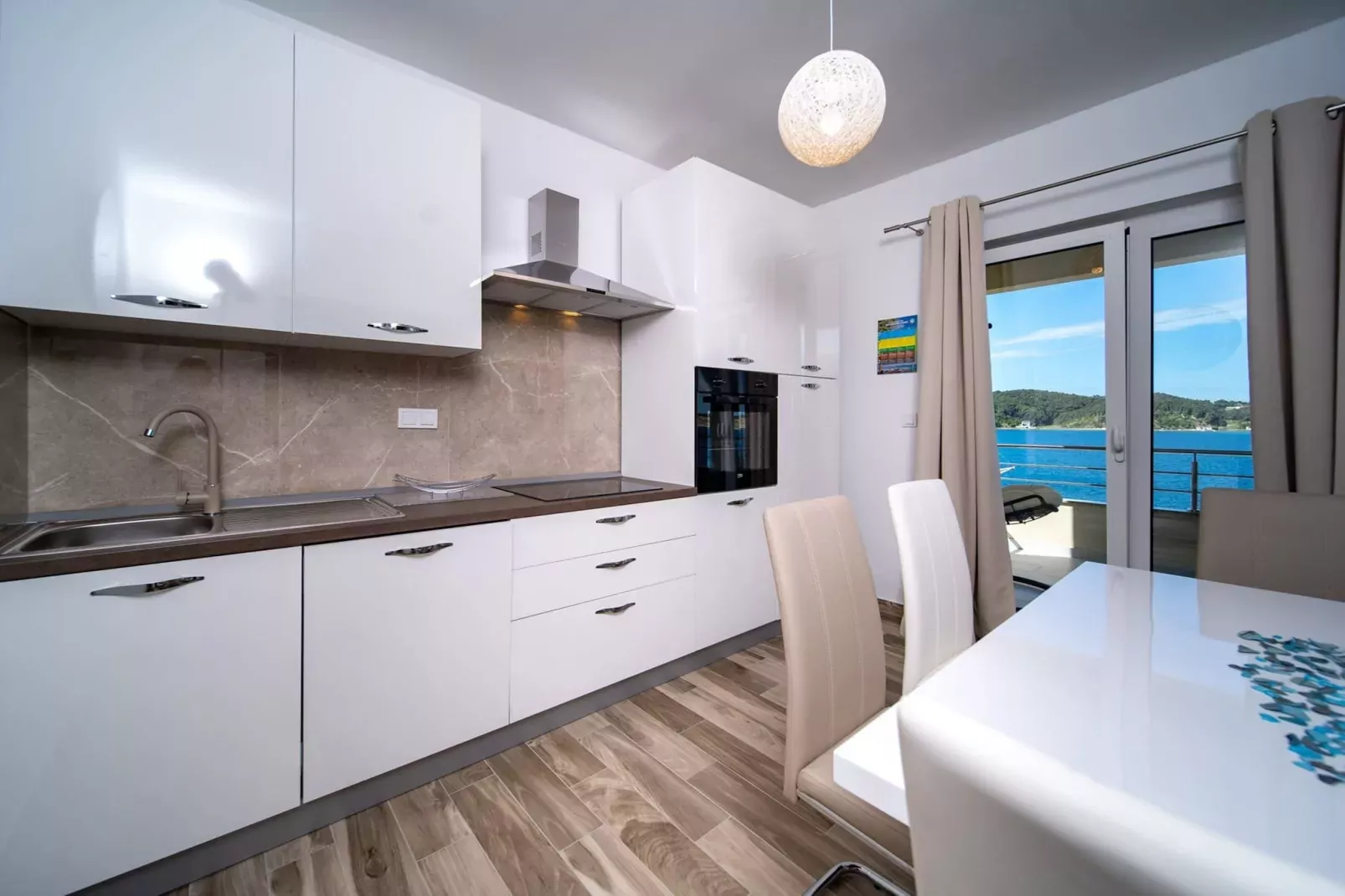 Villa Guliva - Apartment Blue Sea with Sea View-Keuken