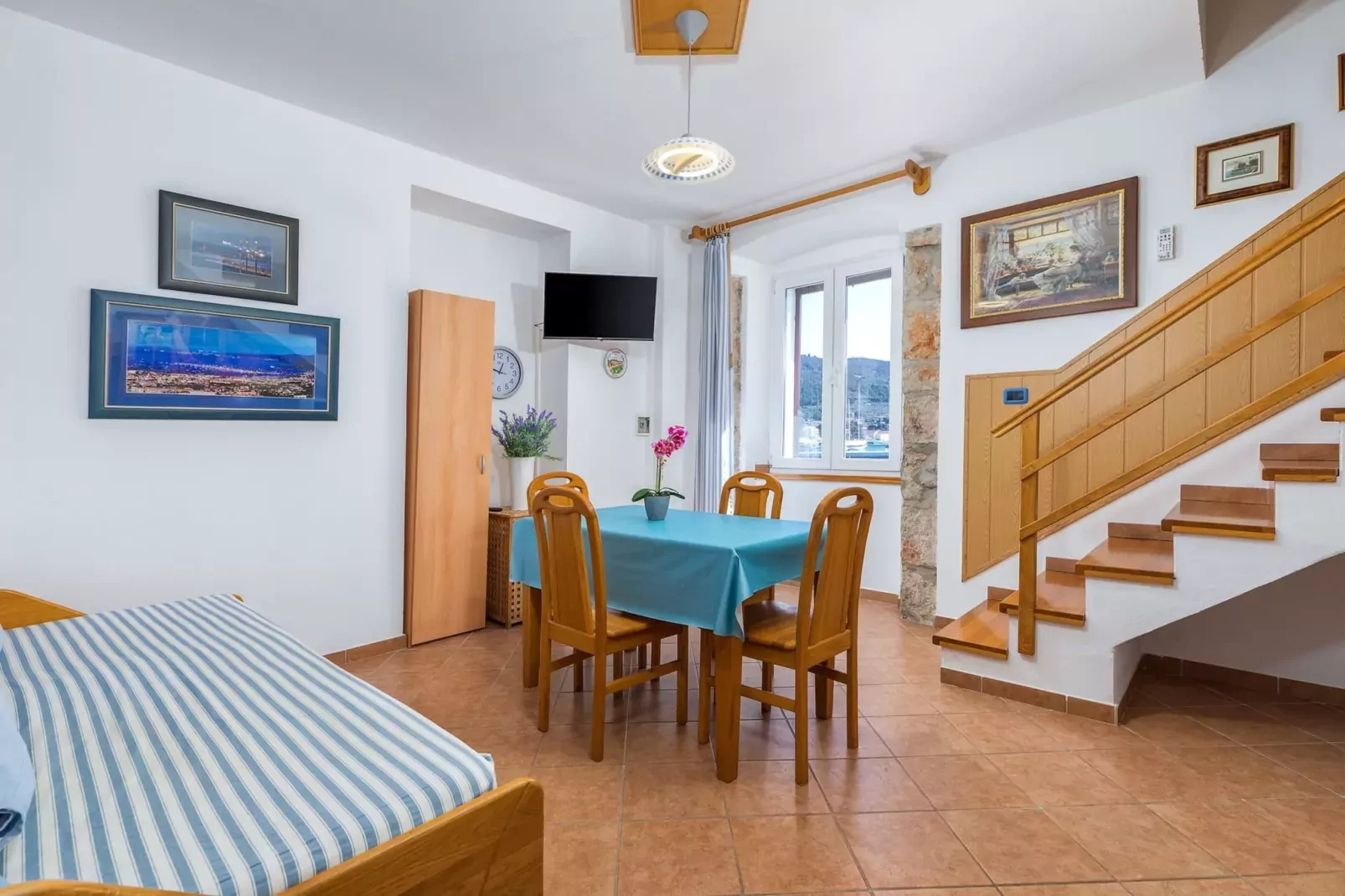 Apartment Trieste (3+2) - Lungomare Cres-Eetkamer