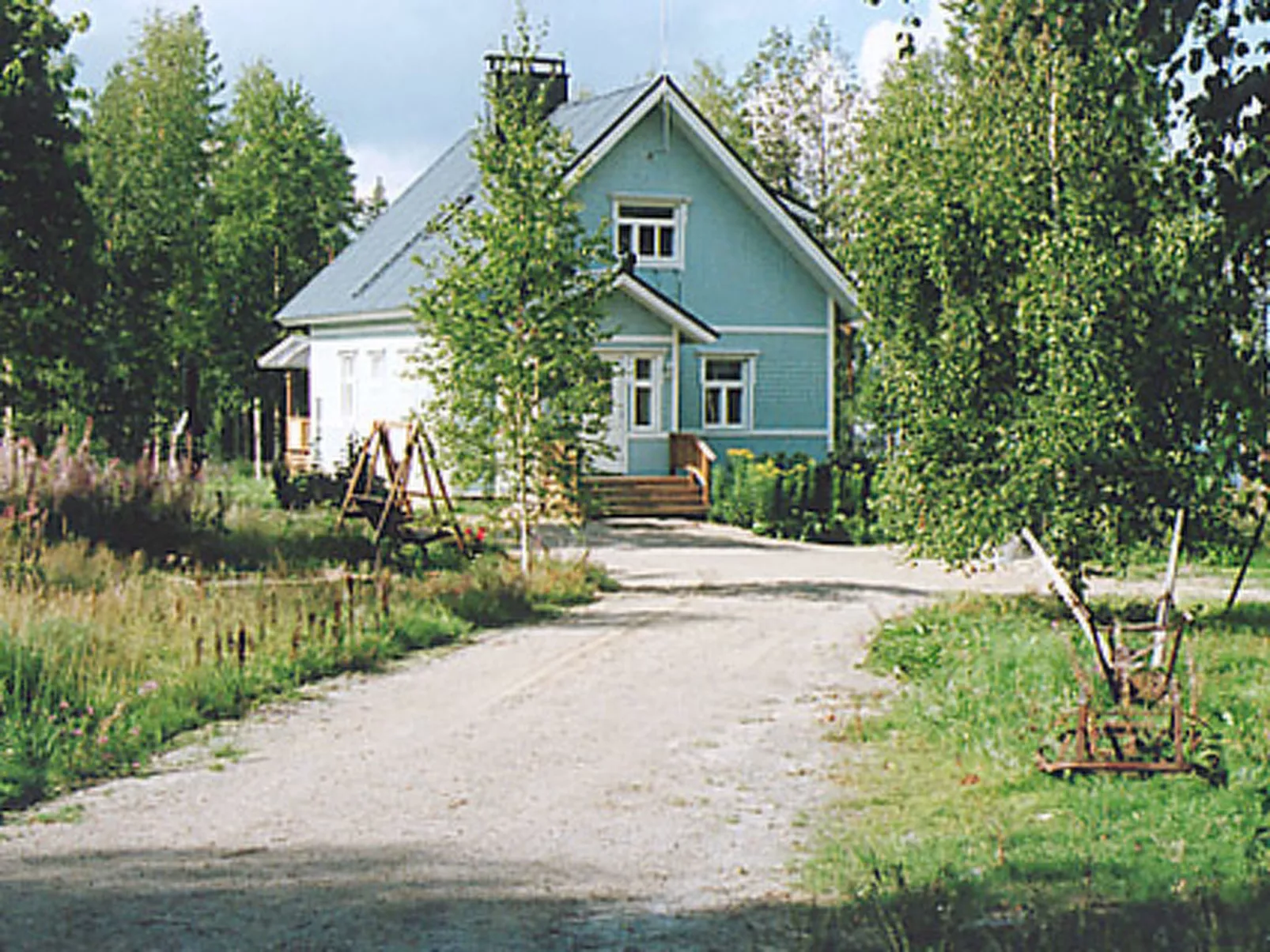 outside