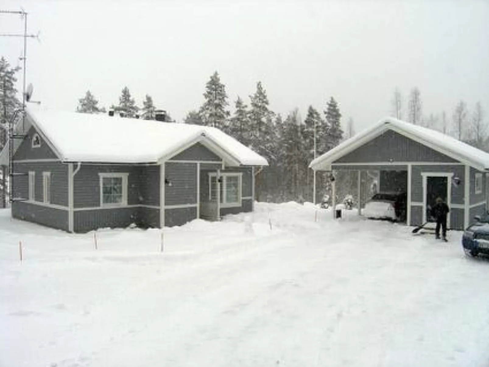 outside