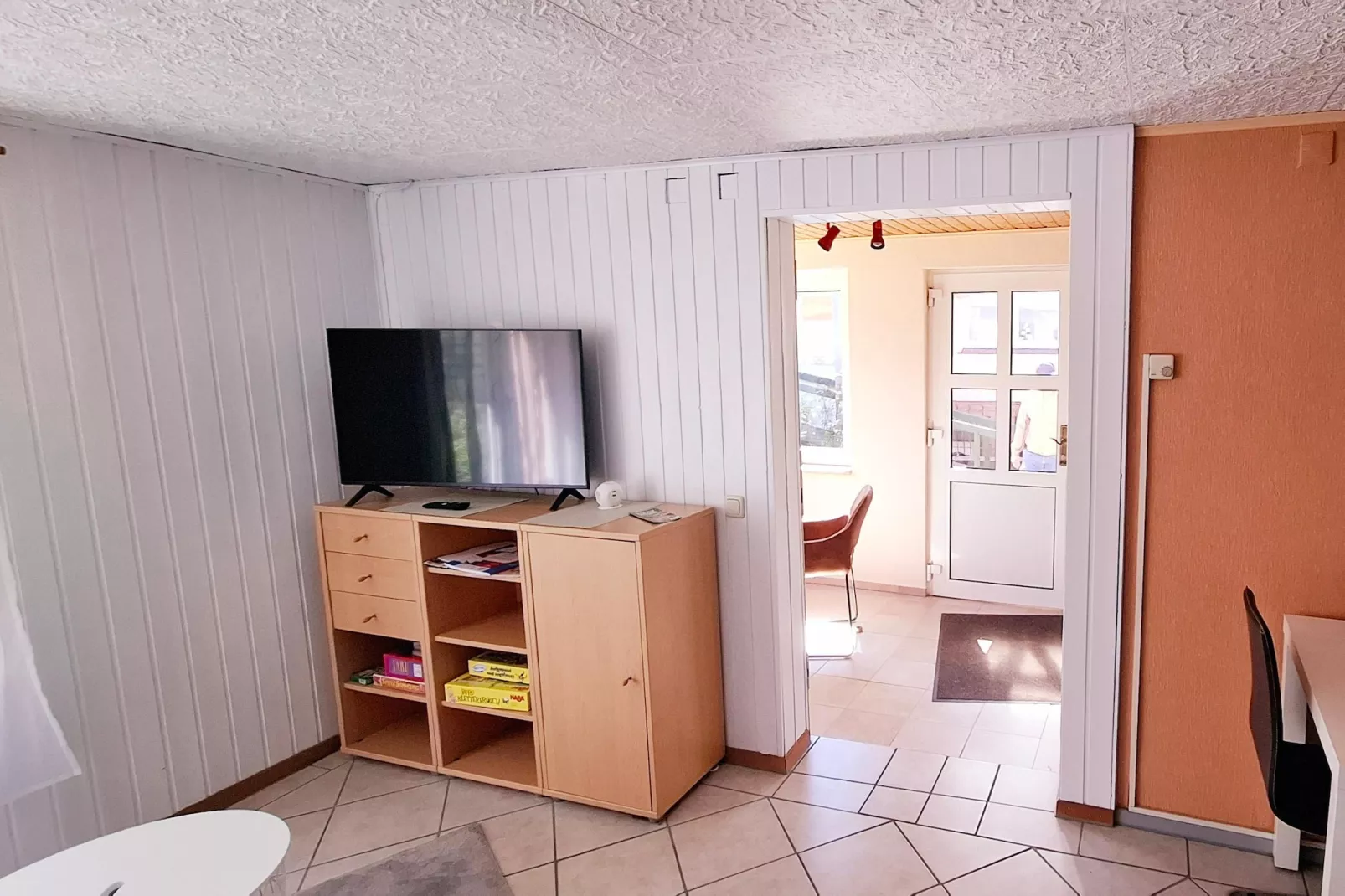 Ferienbungalow Kröpelin-Woonkamer