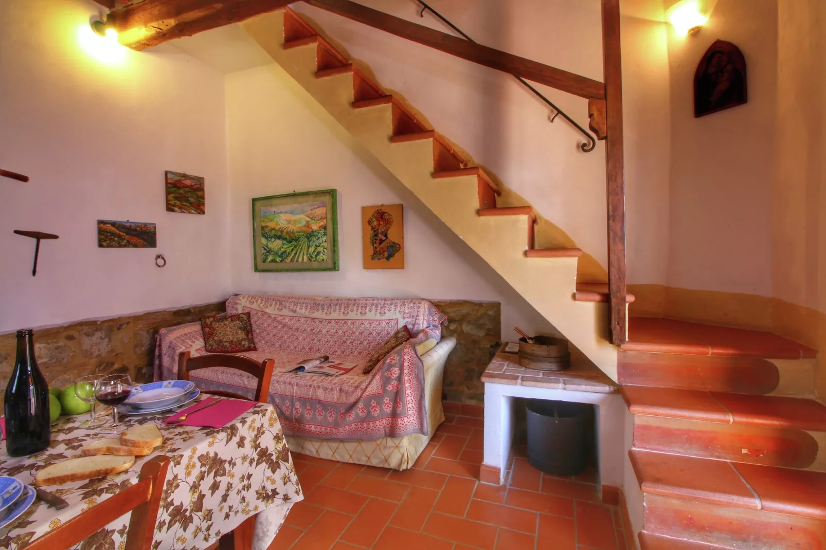Casa Salcio-Woonkamer