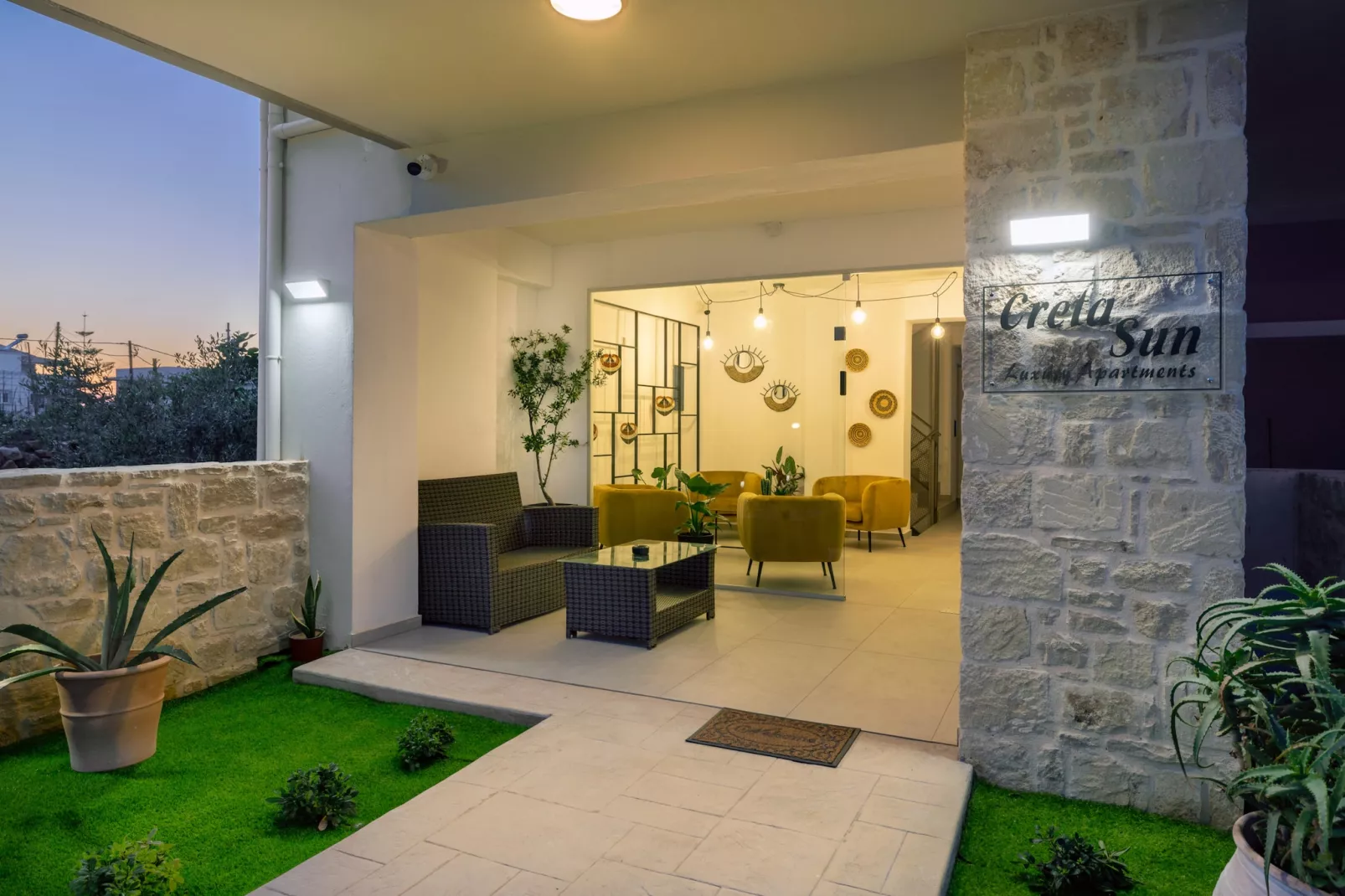Creta Sun, 203 Mezzanine Sea View-Hal-ontvangst