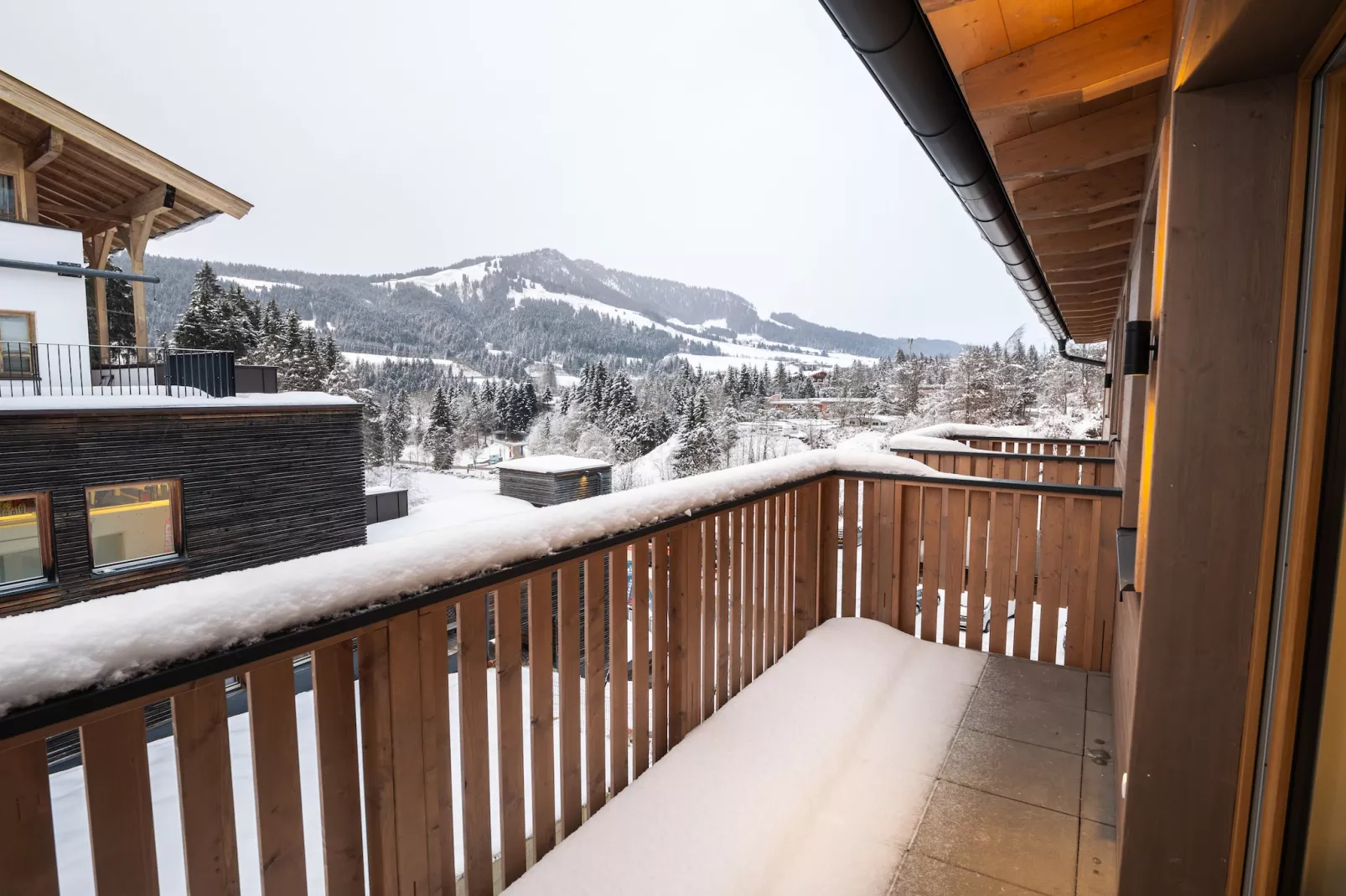 Alpenstyle Resort Fieberbrunn FB2-Uitzicht winter
