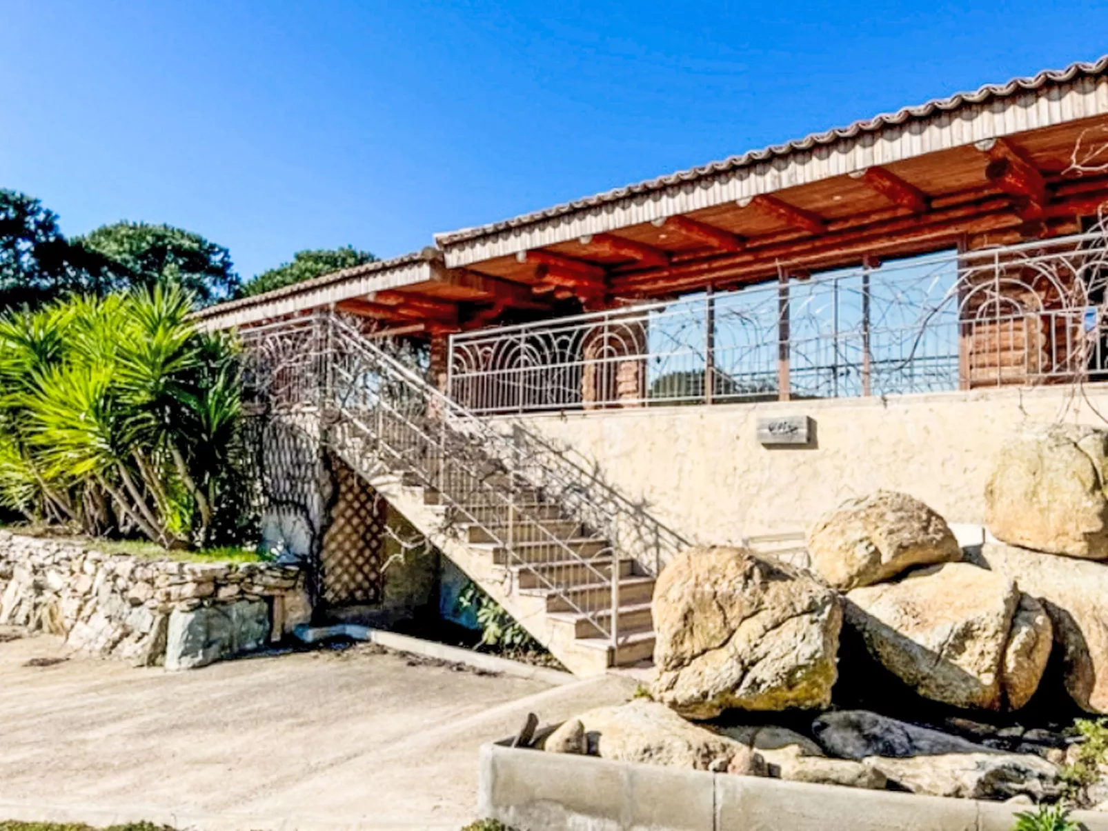 Chalet Double-Buiten
