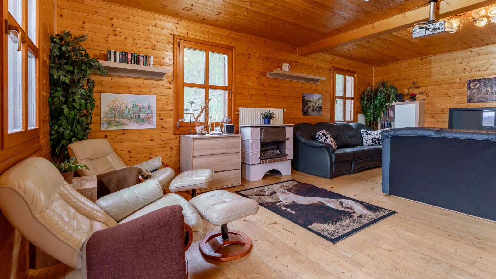 Sternenchalet-Woonkamer
