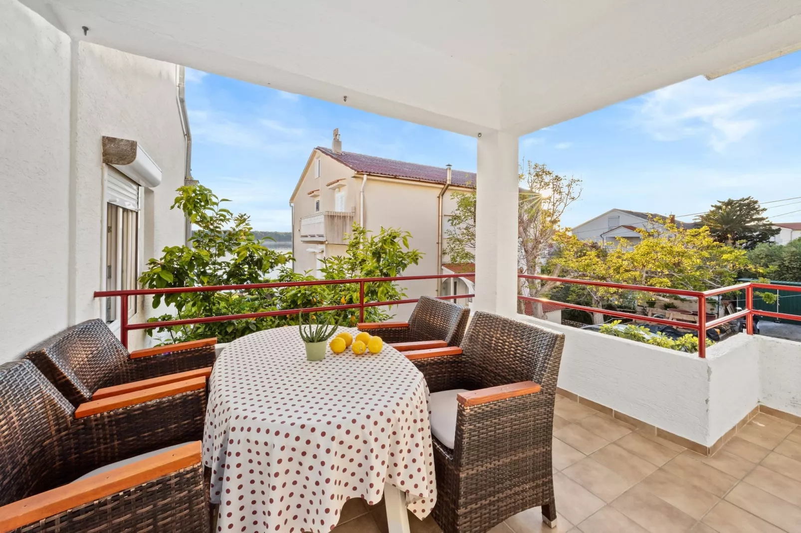 Apartments Jurica - Apt Marija with Sea View,-Terrasbalkon