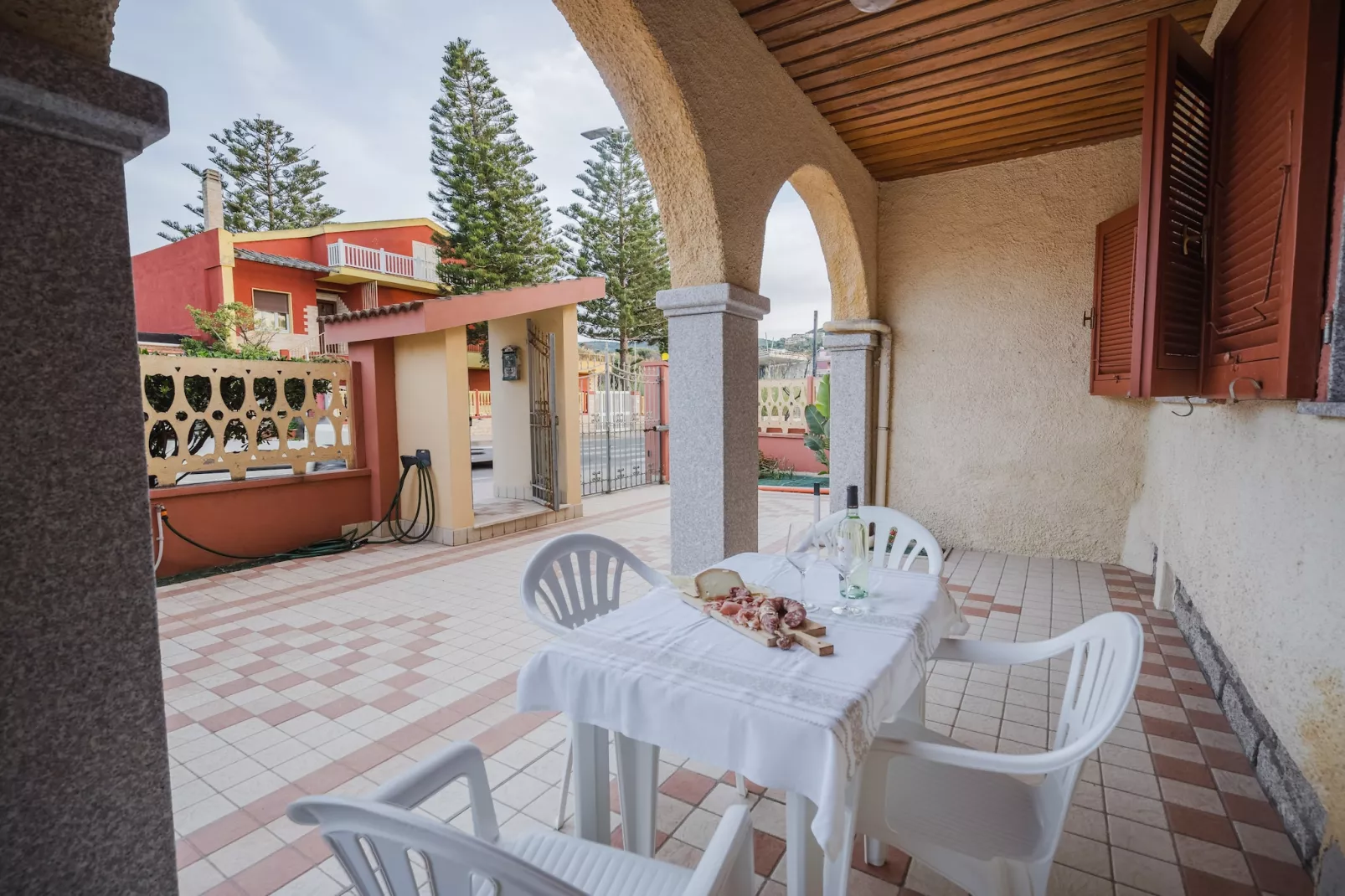 Portico delle Rose-Terrasbalkon