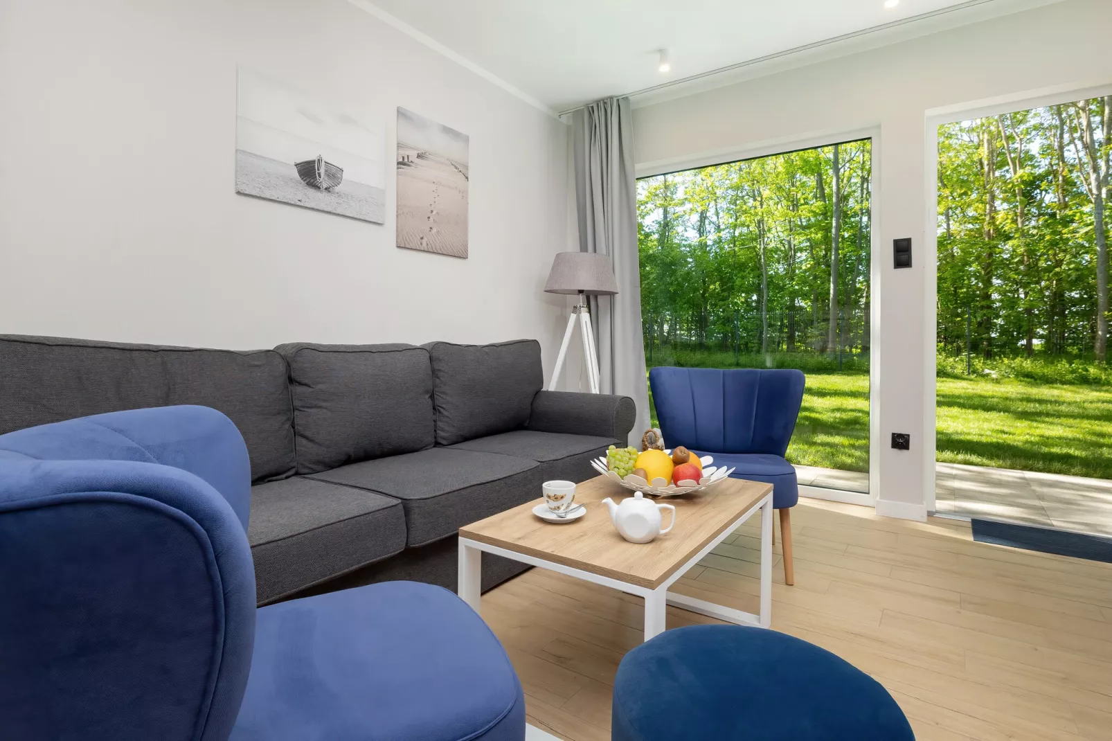 Villa Hoff Ferienhäuser Domek 4 Pers-Woonkamer