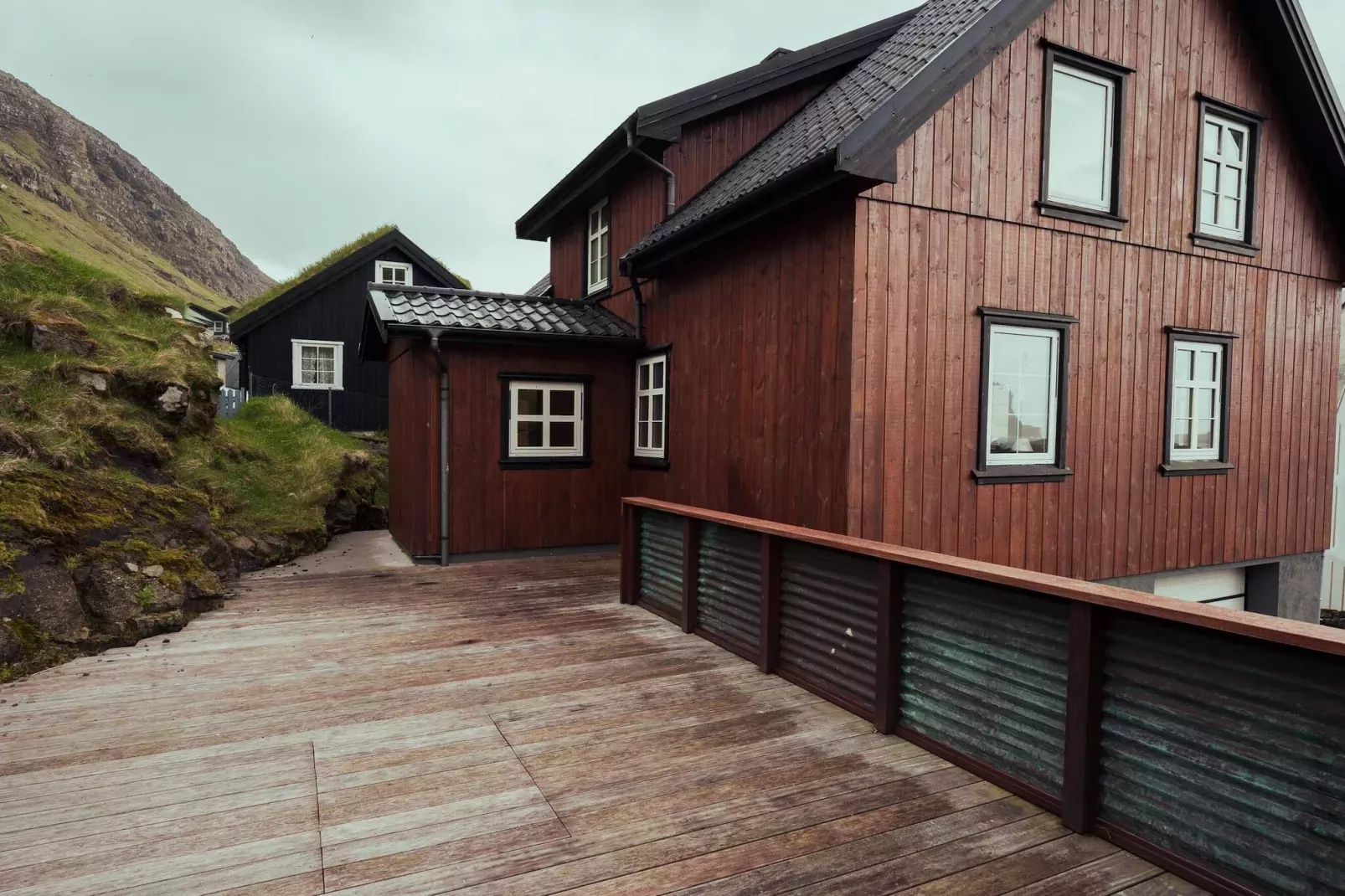 4 sterren vakantie huis in Bøur-Buitenlucht