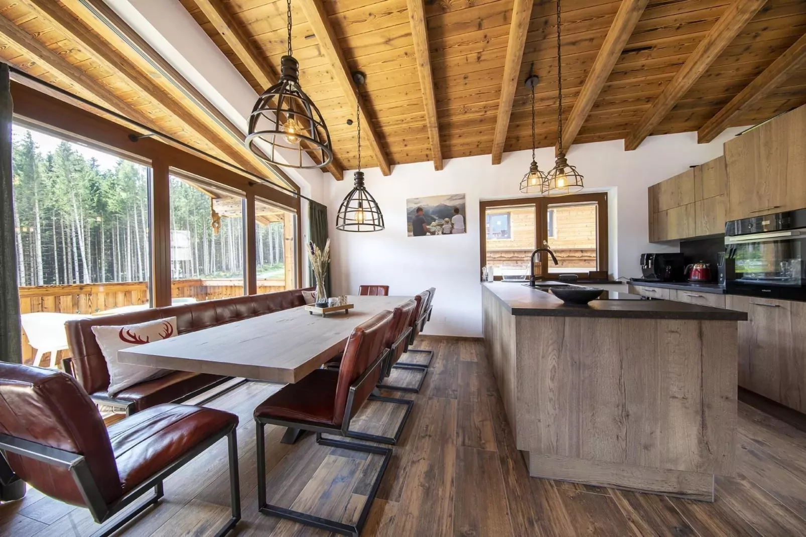 Nationalpark Chalet Kratzenberg-Woonkamer