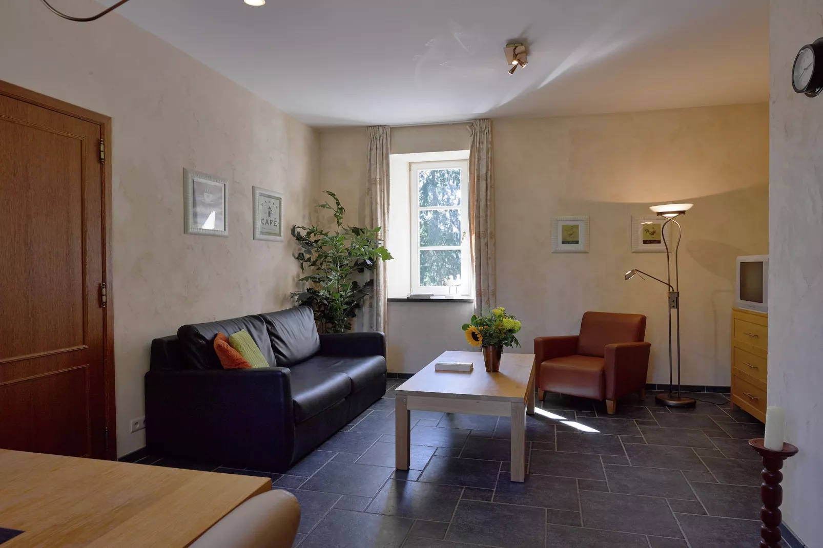 Appartement voor vier Domain Château Dieupart-Woonkamer