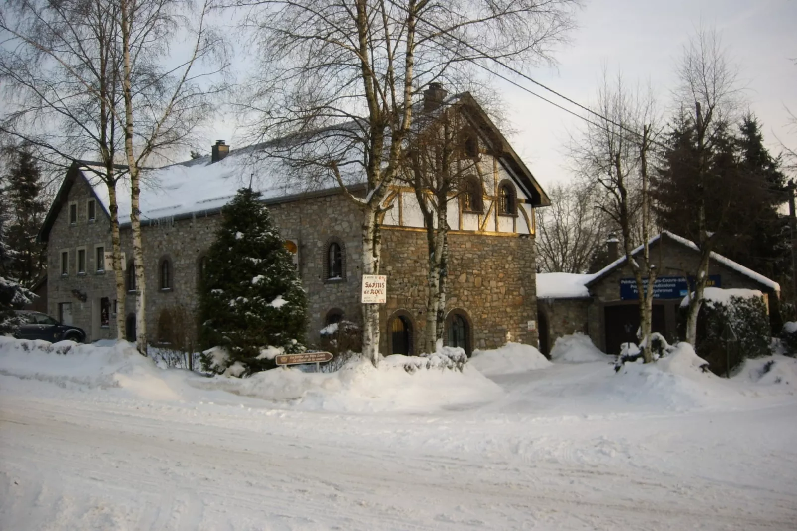 Les Mesanges-Tuin winter