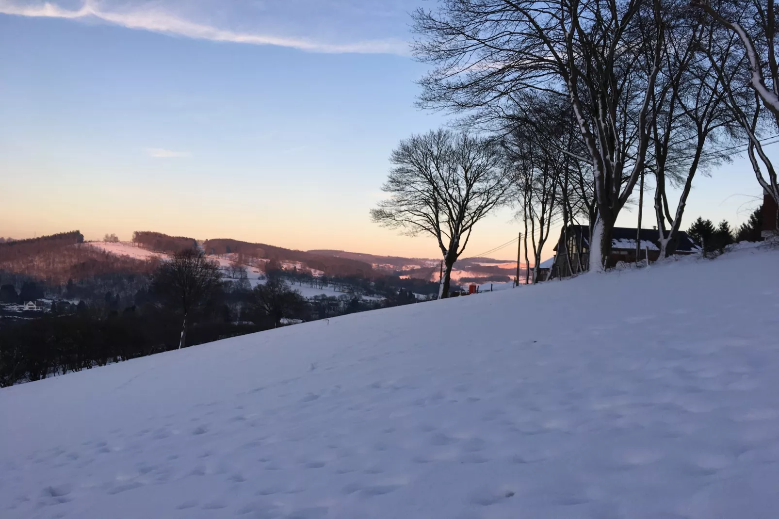 Le Chemin des Framboises-Uitzicht winter