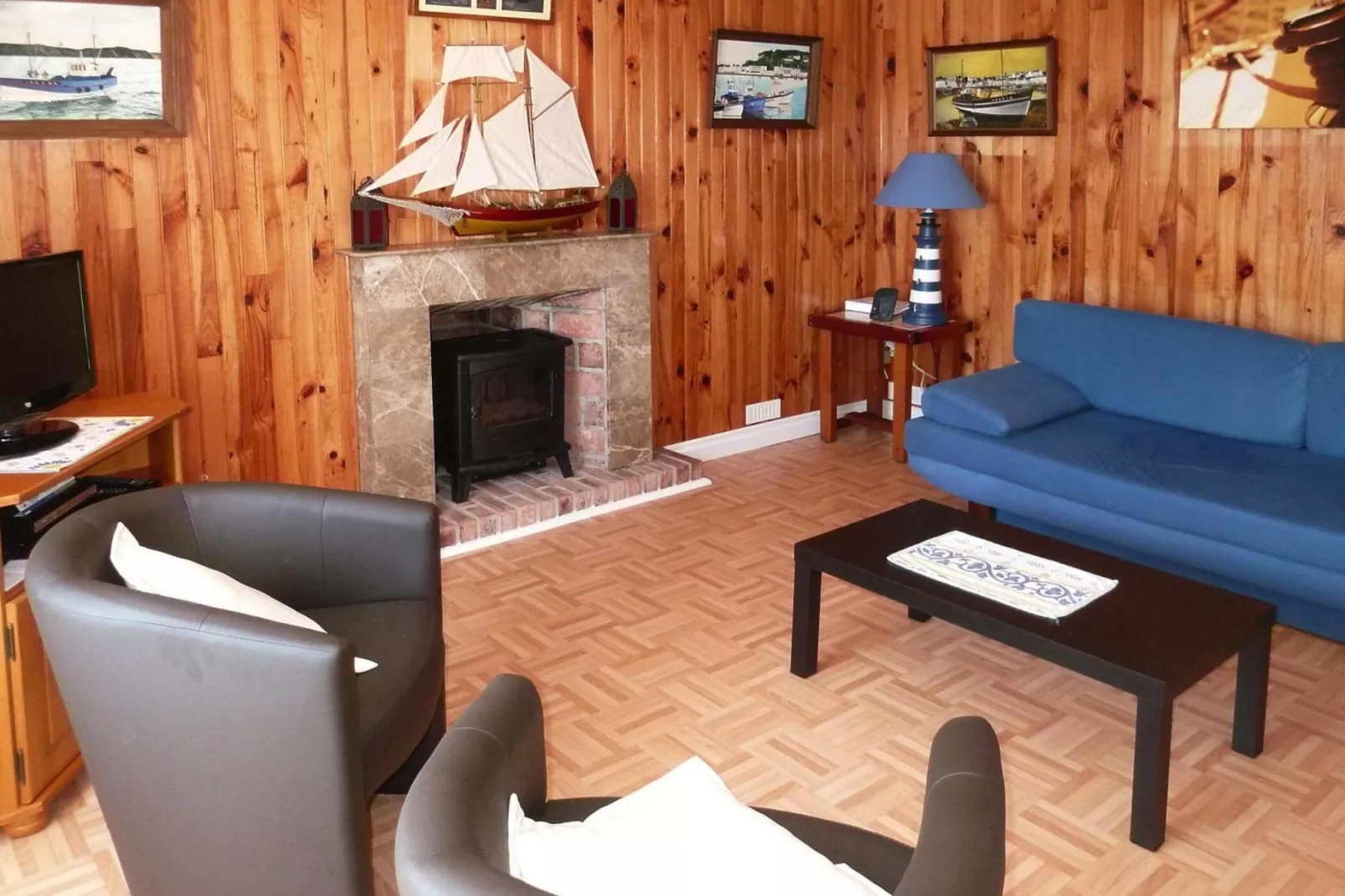 Holiday home Plouhinec-Woonkamer