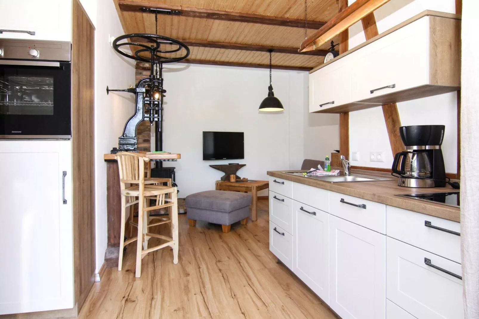 Studio 40 qm-Keuken