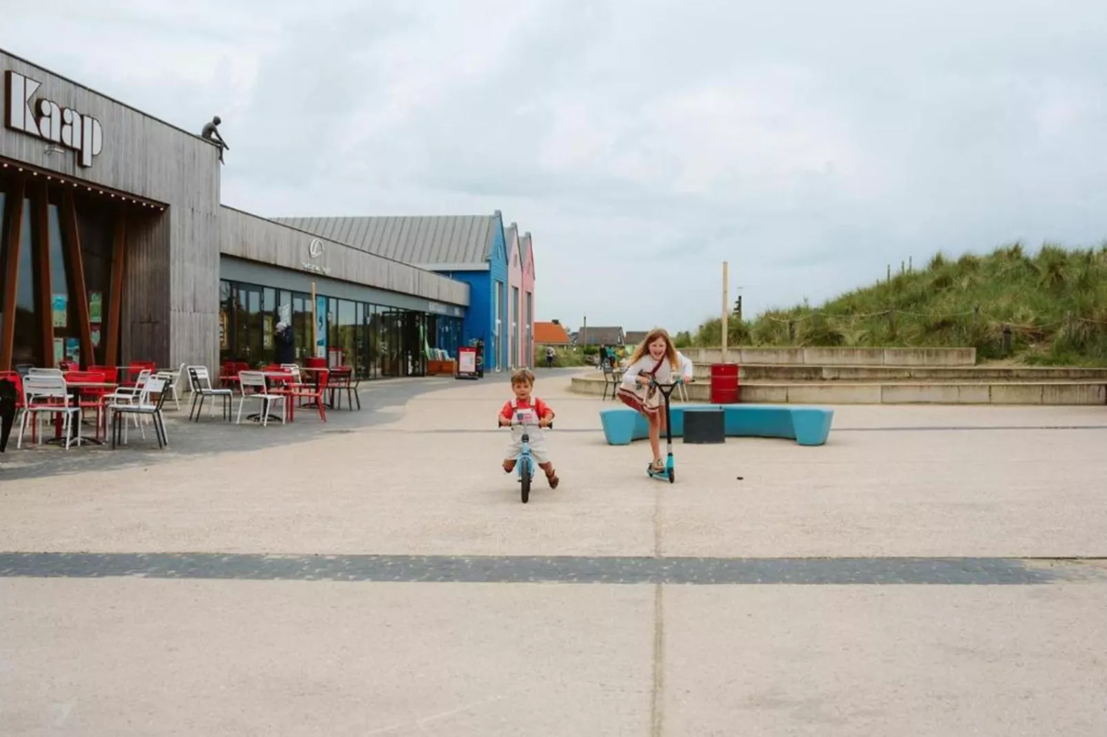 Strandpark Duynhille 3-Gebieden zomer 1km