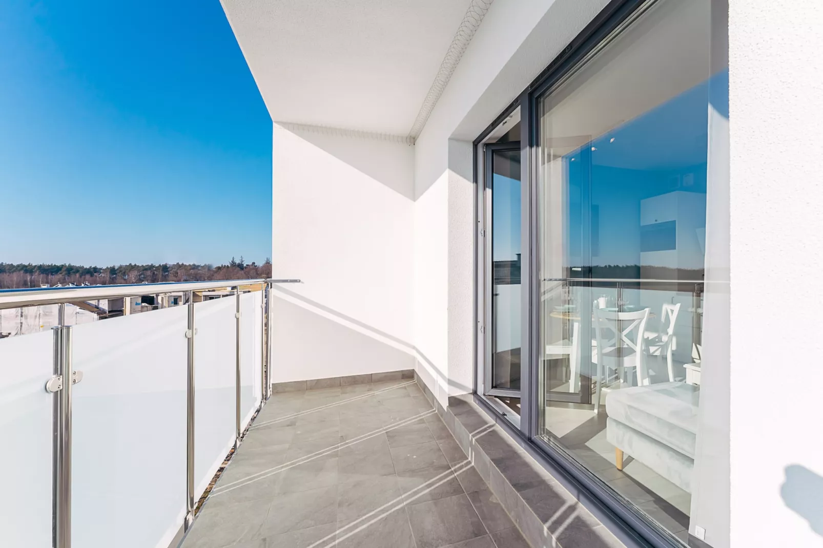 Apartamenty przy Nadmorskiej 104 38m2 Grzybowo-Terrasbalkon