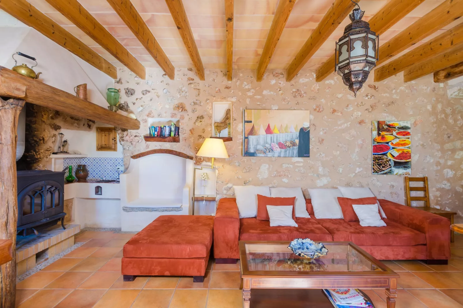 Finca Can Maria Costitx-Woonkamer