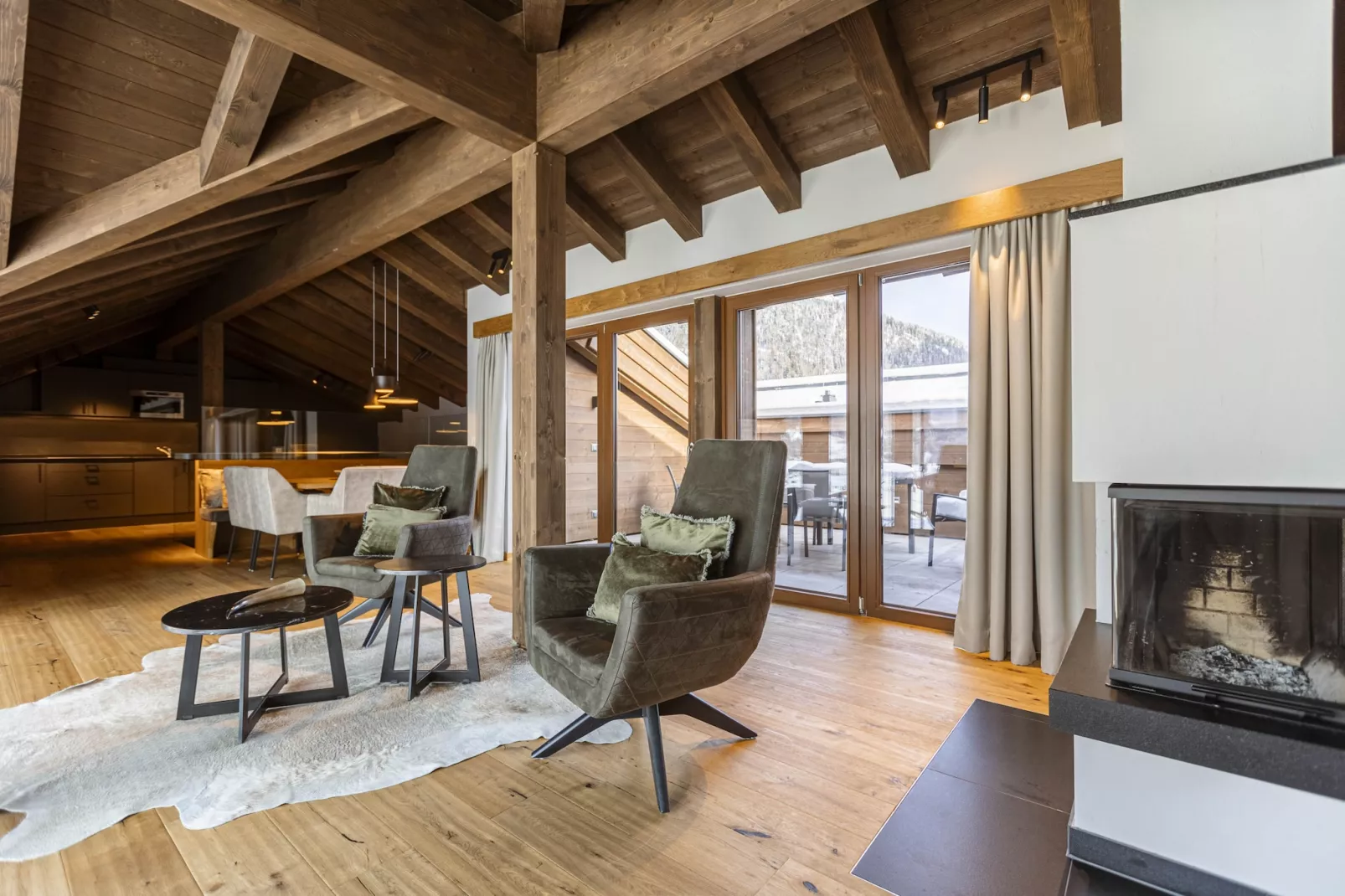 Bergresort Zugspitze Ehrwald 11-Woonkamer