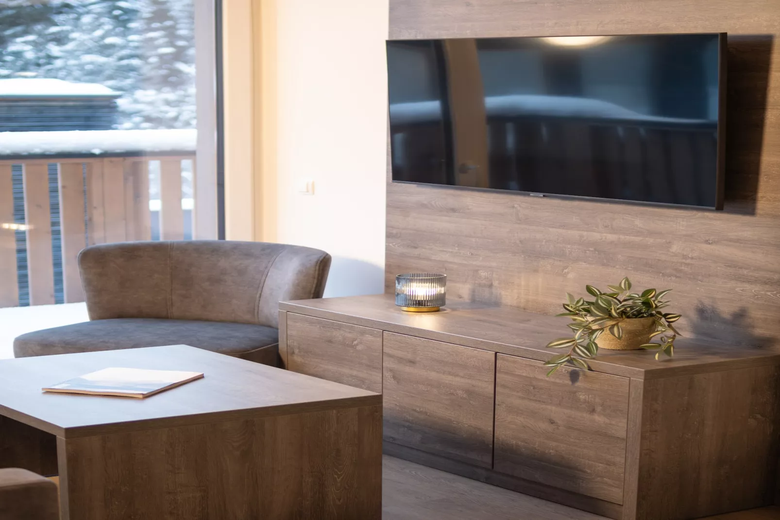 Alpenstyle Resort Fieberbrunn FB2-Woonkamer