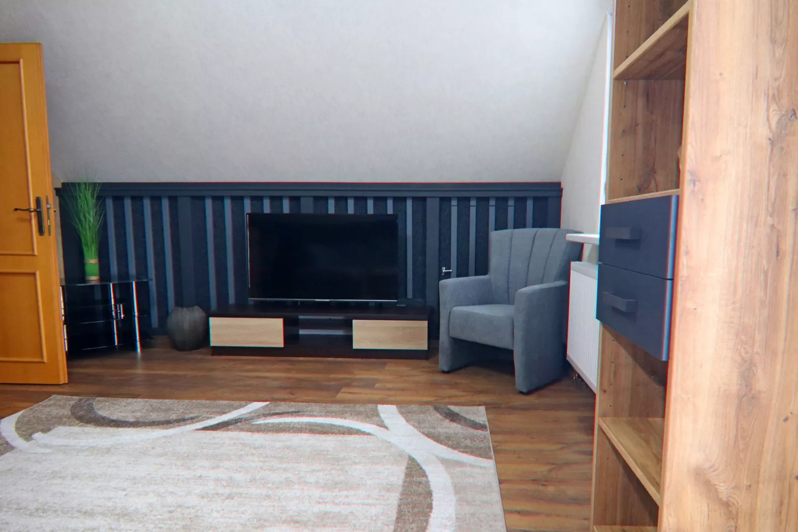 Ferienwohnung Kranichring-Woonkamer