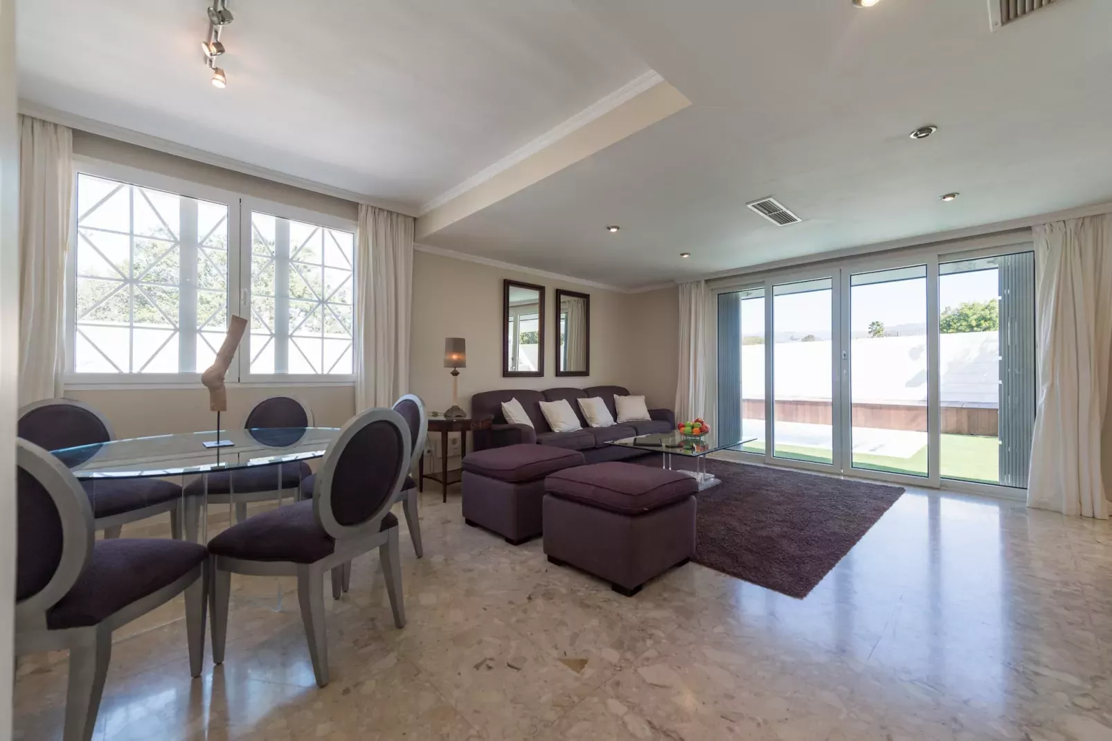 Casa Maspalomas piscina privada-Woonkamer