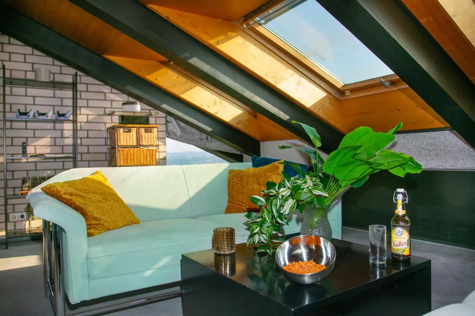 Villa Weitersburg mit indoor Pool-Woonkamer