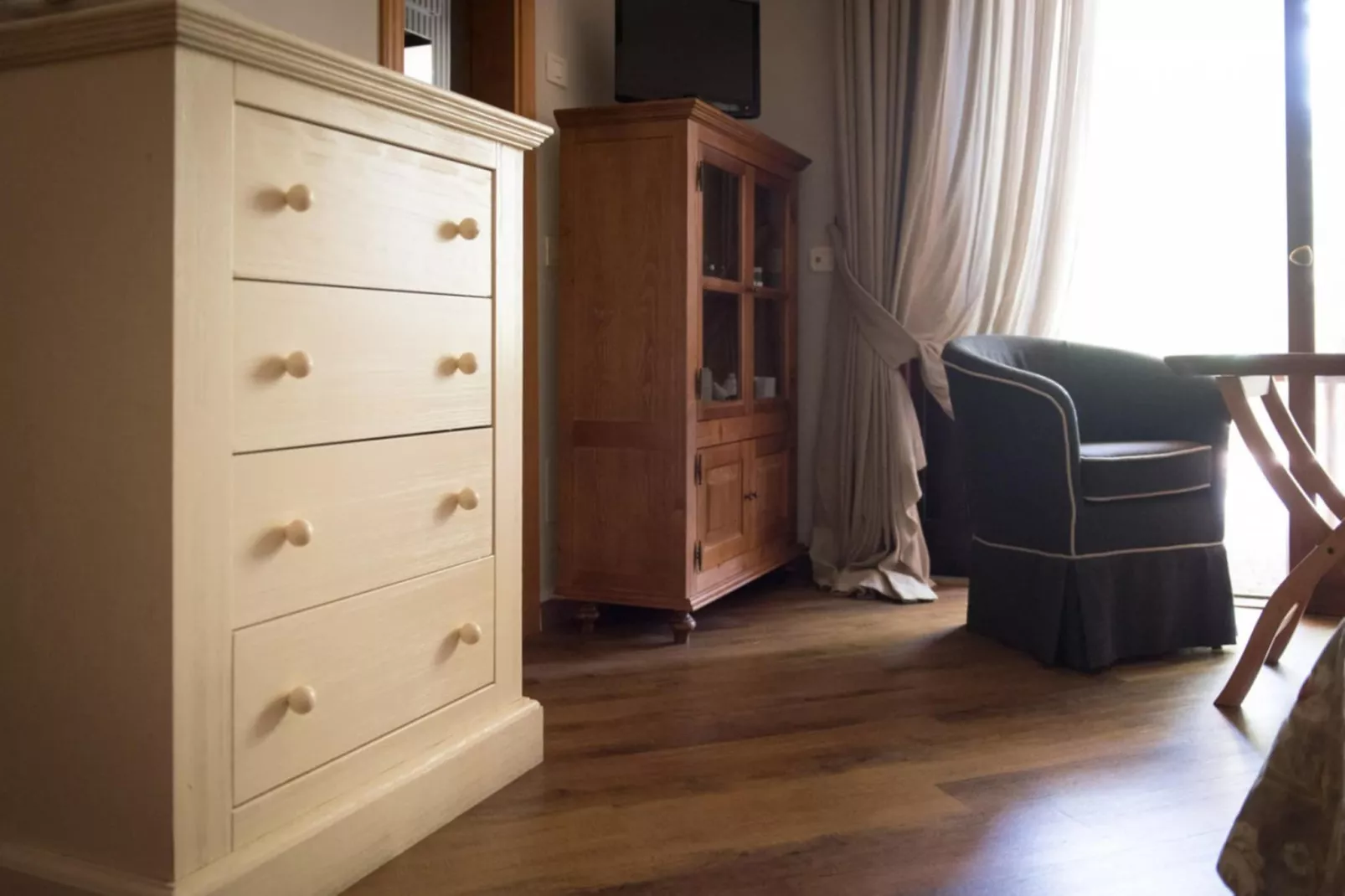 ROCCAMARE RESORT 1-Zi-App Studio Deluxe BK/TE 28 qm-Woonkamer