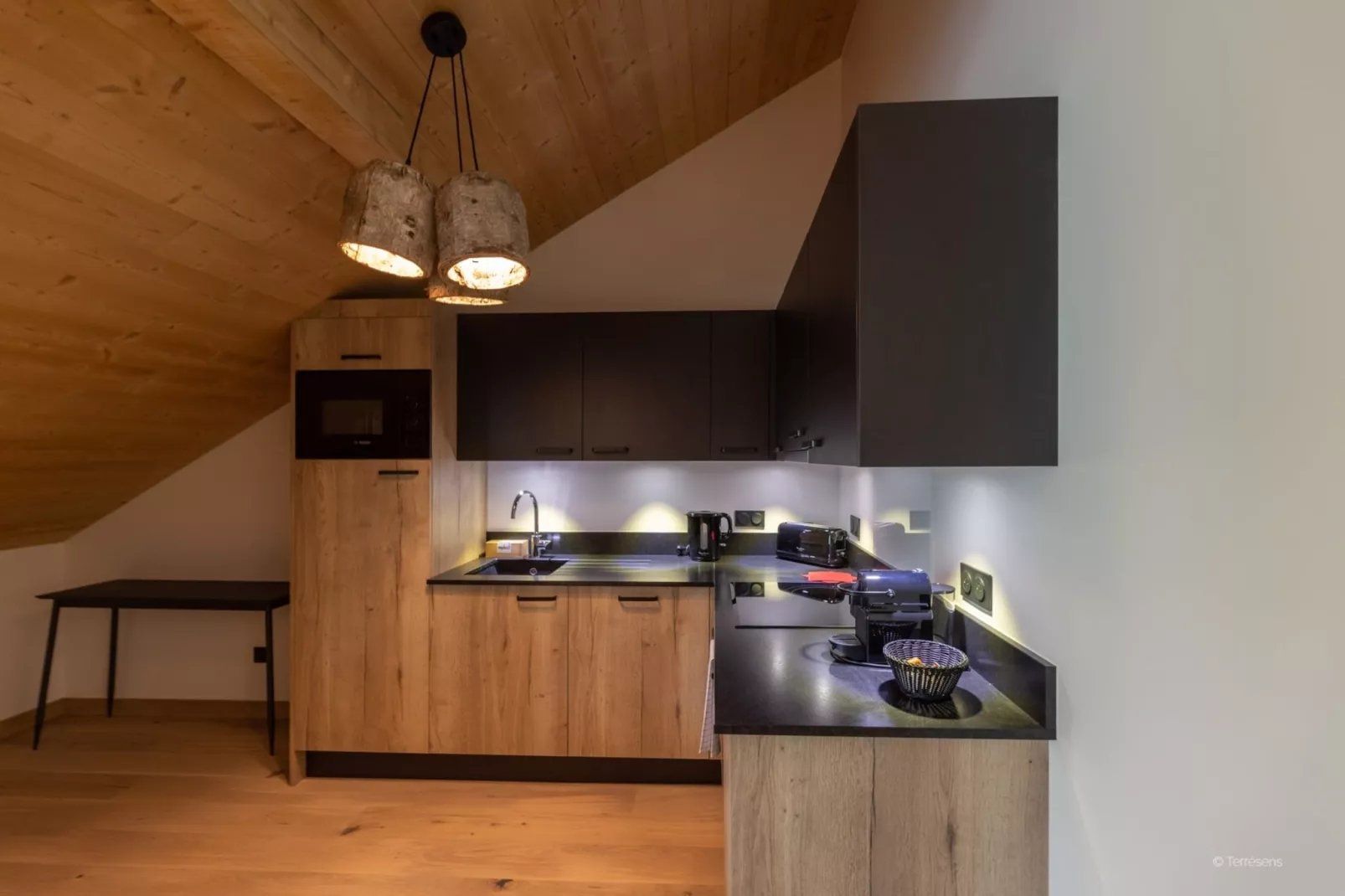 SERRE CHEVALIER Le Cristal Lodge-A38S-Keuken