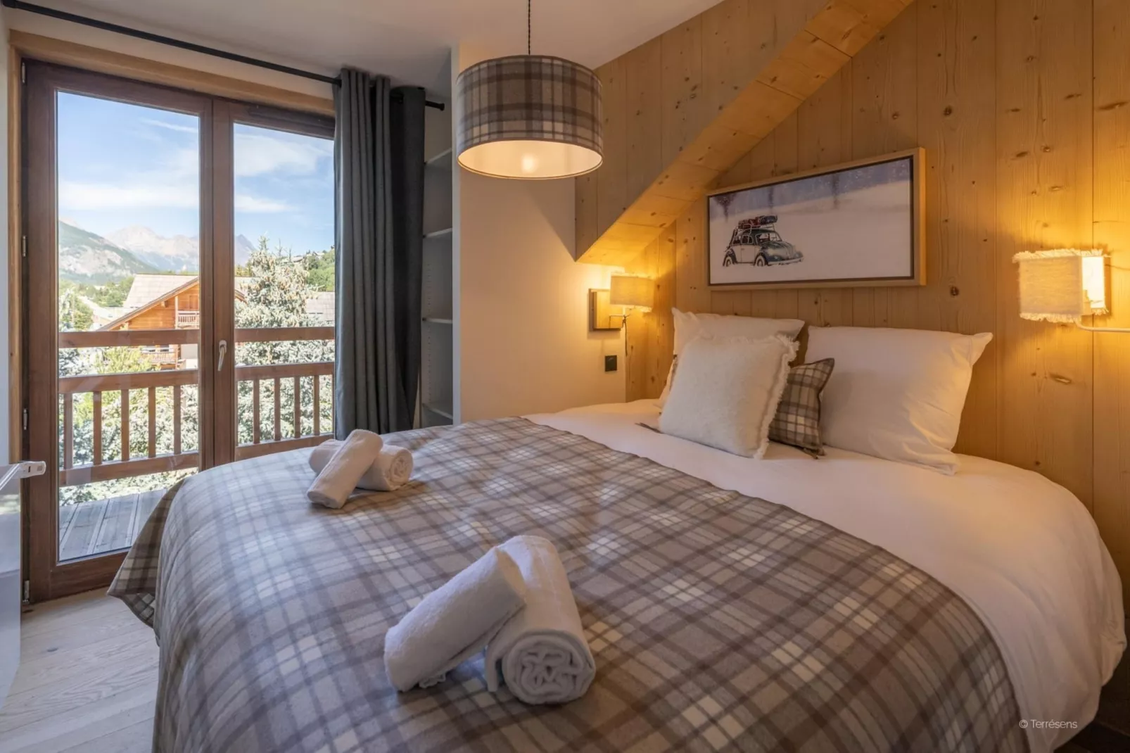 SERRE CHEVALIER Le Cristal Lodge-A40S-Slaapkamer