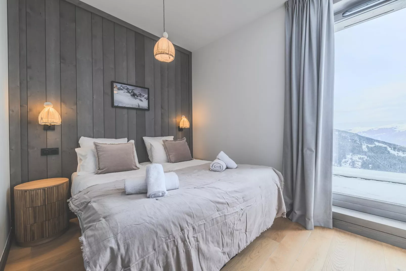 Résidence PLAN PEISEY Le Quartz -A74S-Slaapkamer