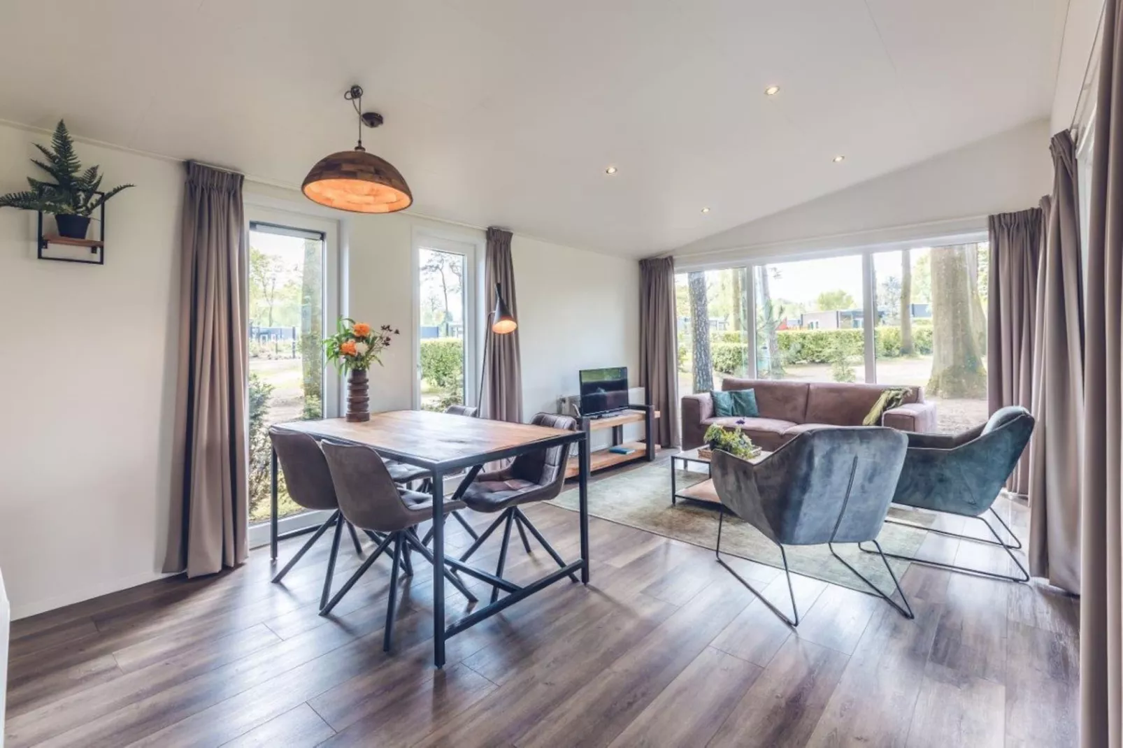 Bosvilla | 2 - 4 persons-Woonkamer