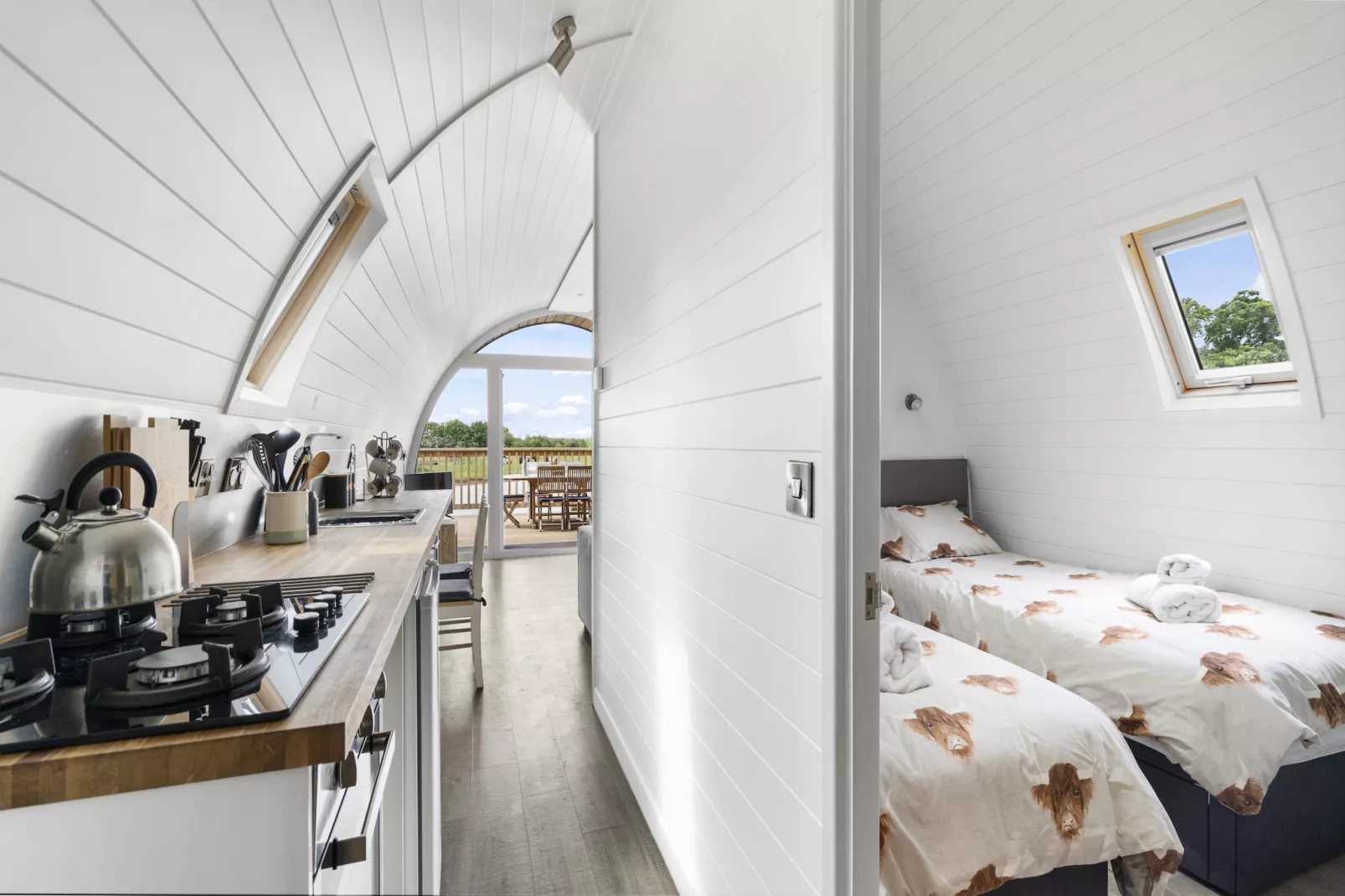 The Highland Camping Pod-Keuken