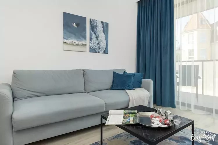 Apartament Szczecińska 3/206 Niechorze-Woonkamer