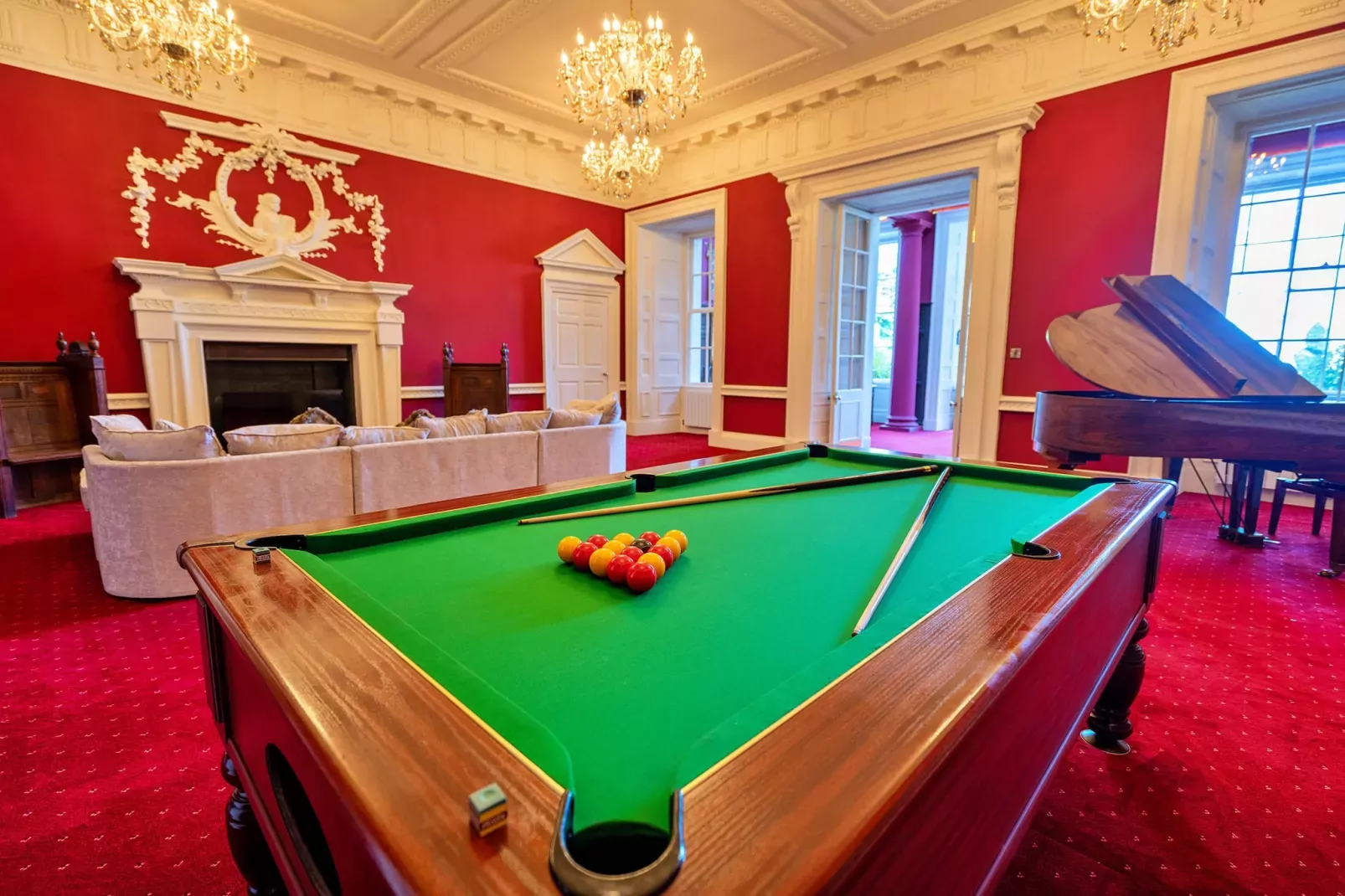 Hickleton Hall-Woonkamer