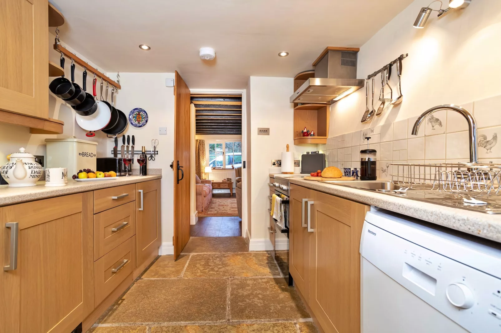 Two Storrs Cottages-Keuken