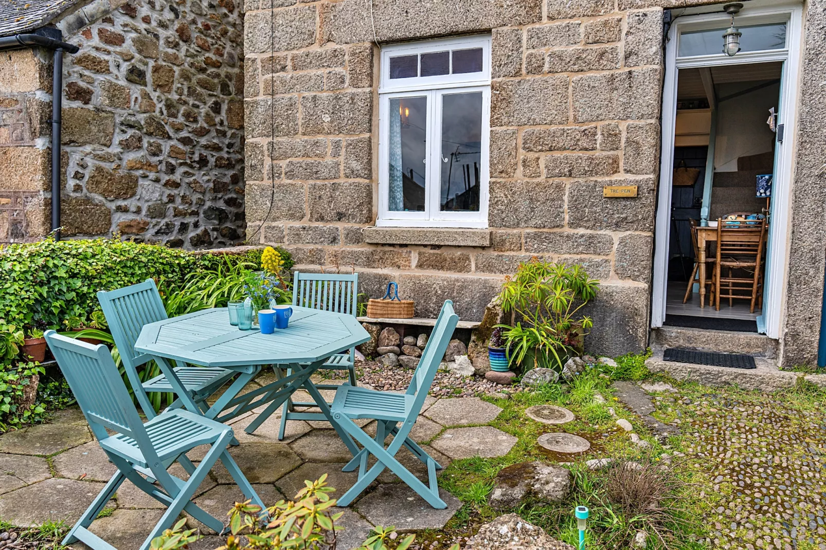 Cosy Mousehole Cottage with Sea Views-Tuinen zomer