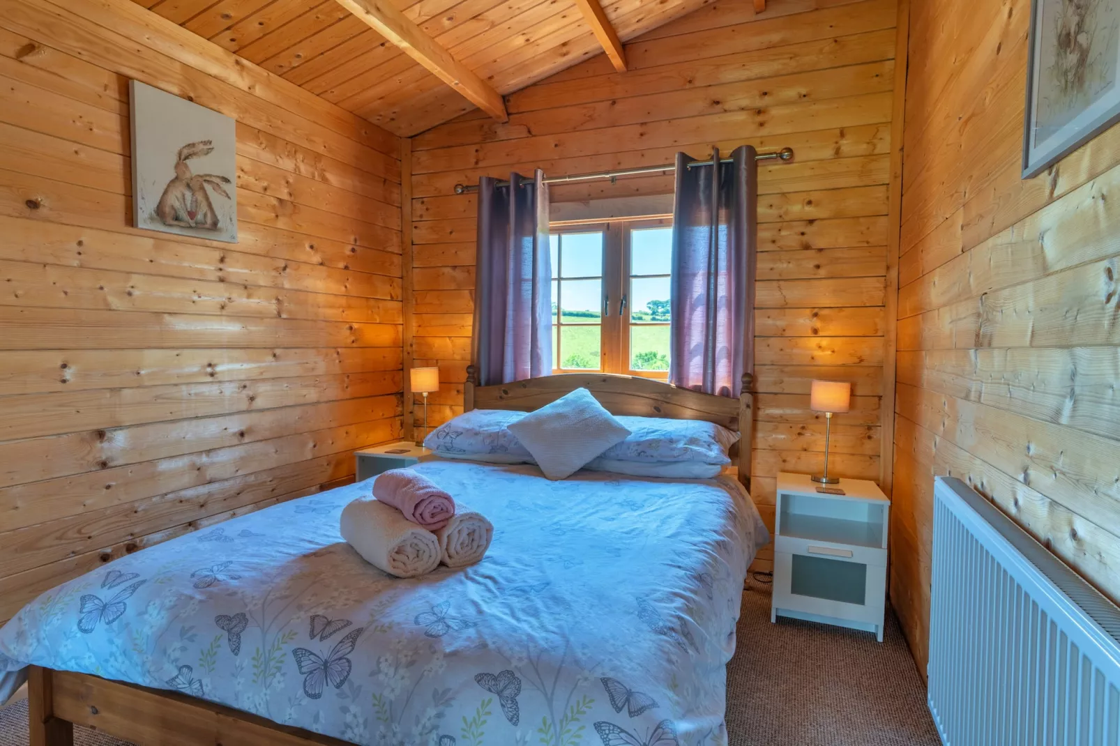 Moor View Cabin-Slaapkamer