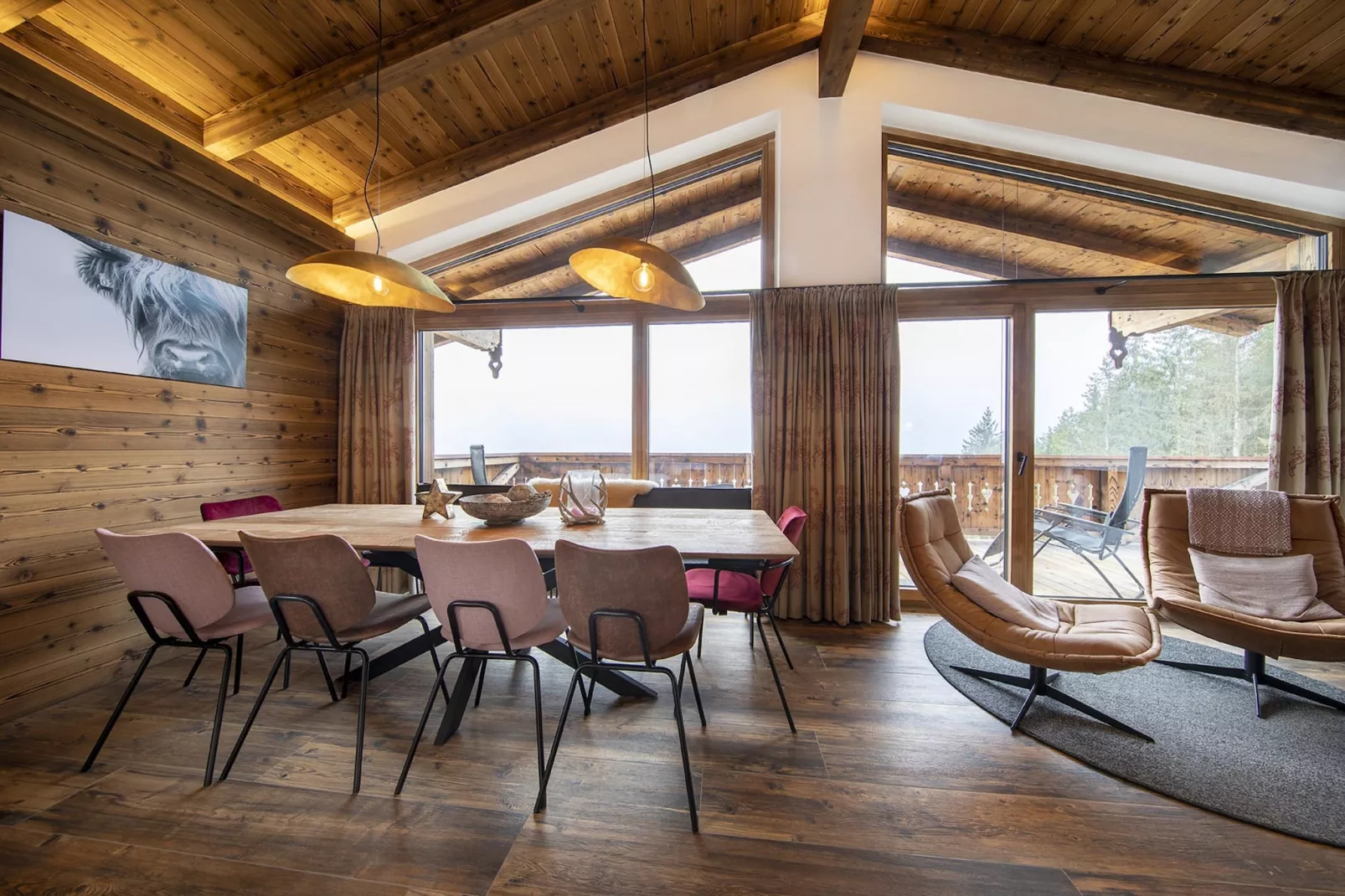 Nationalpark Chalet Gabelspitze-Eetkamer